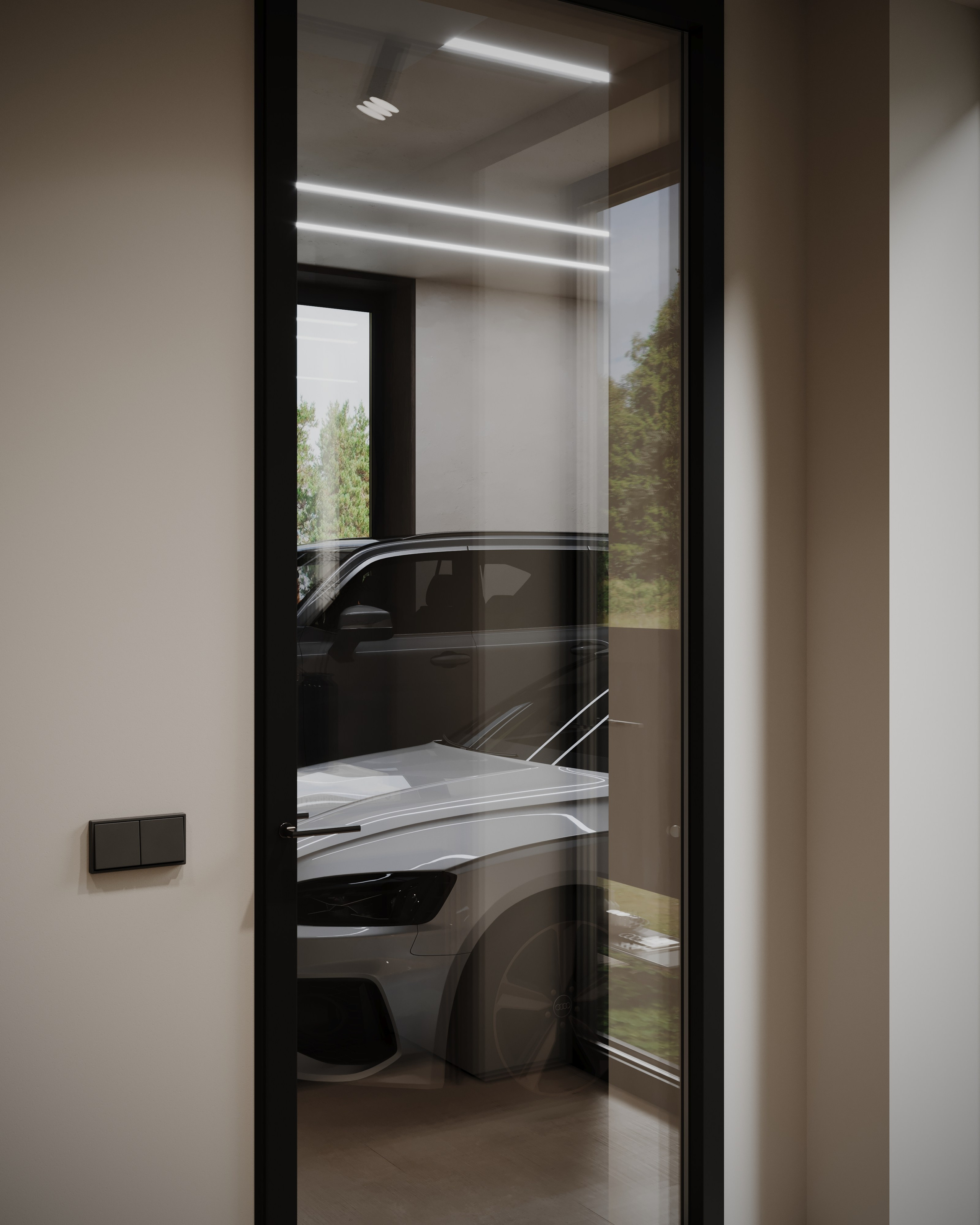 Сибирский дом. Визуализации интерьера