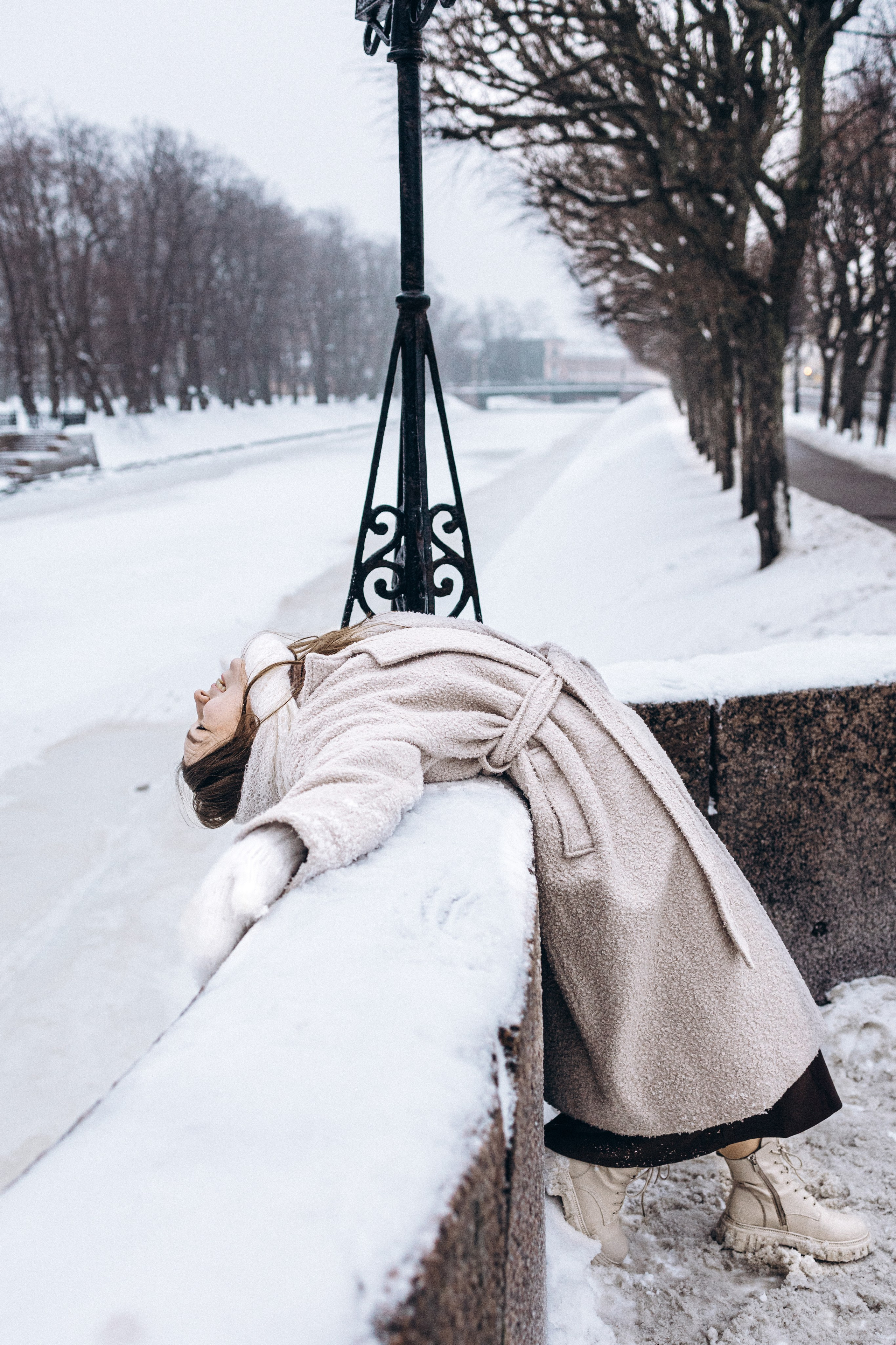 В объятьях снега и Невы. Семейный фотограф в Санкт-Петербурге Лена Соколова