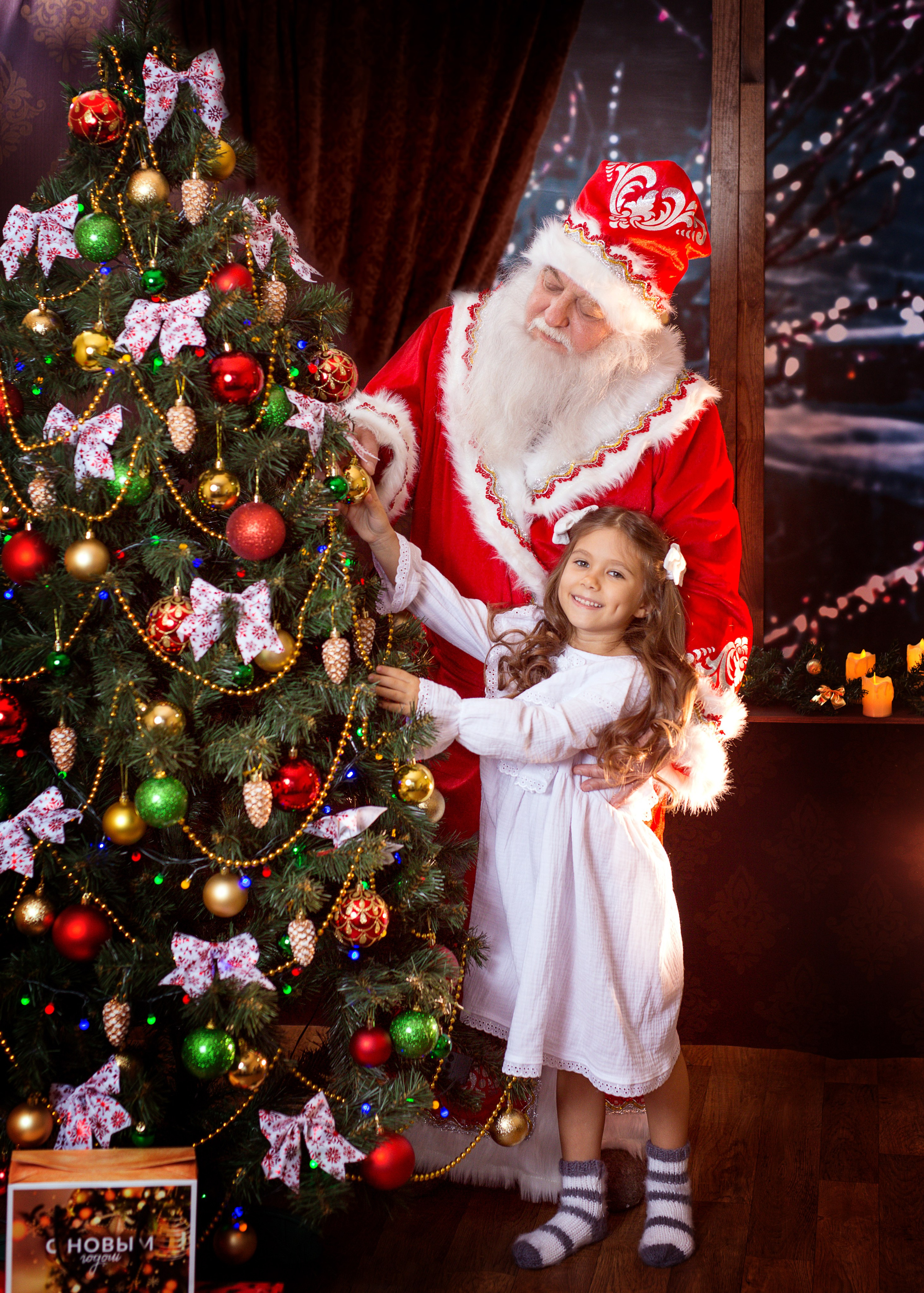 Фотосессия с Дедом Морозом 2022 год. Фотограф в детский сад Елена Колчева Новокузнецк