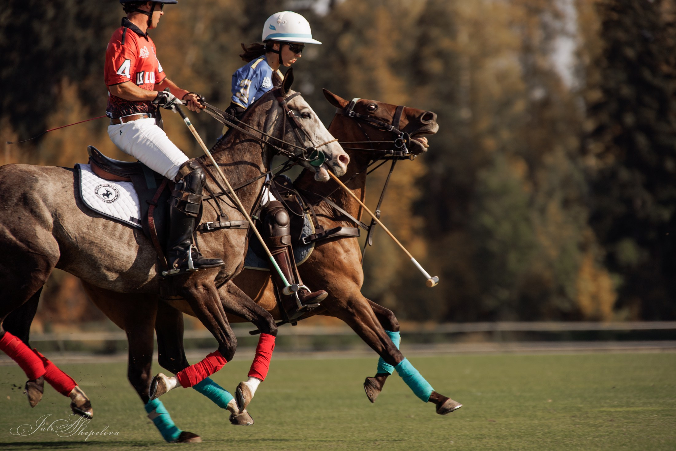 Осенний кубок по конному поло. Детская Конная фотография в Москве Юлия Шепелева