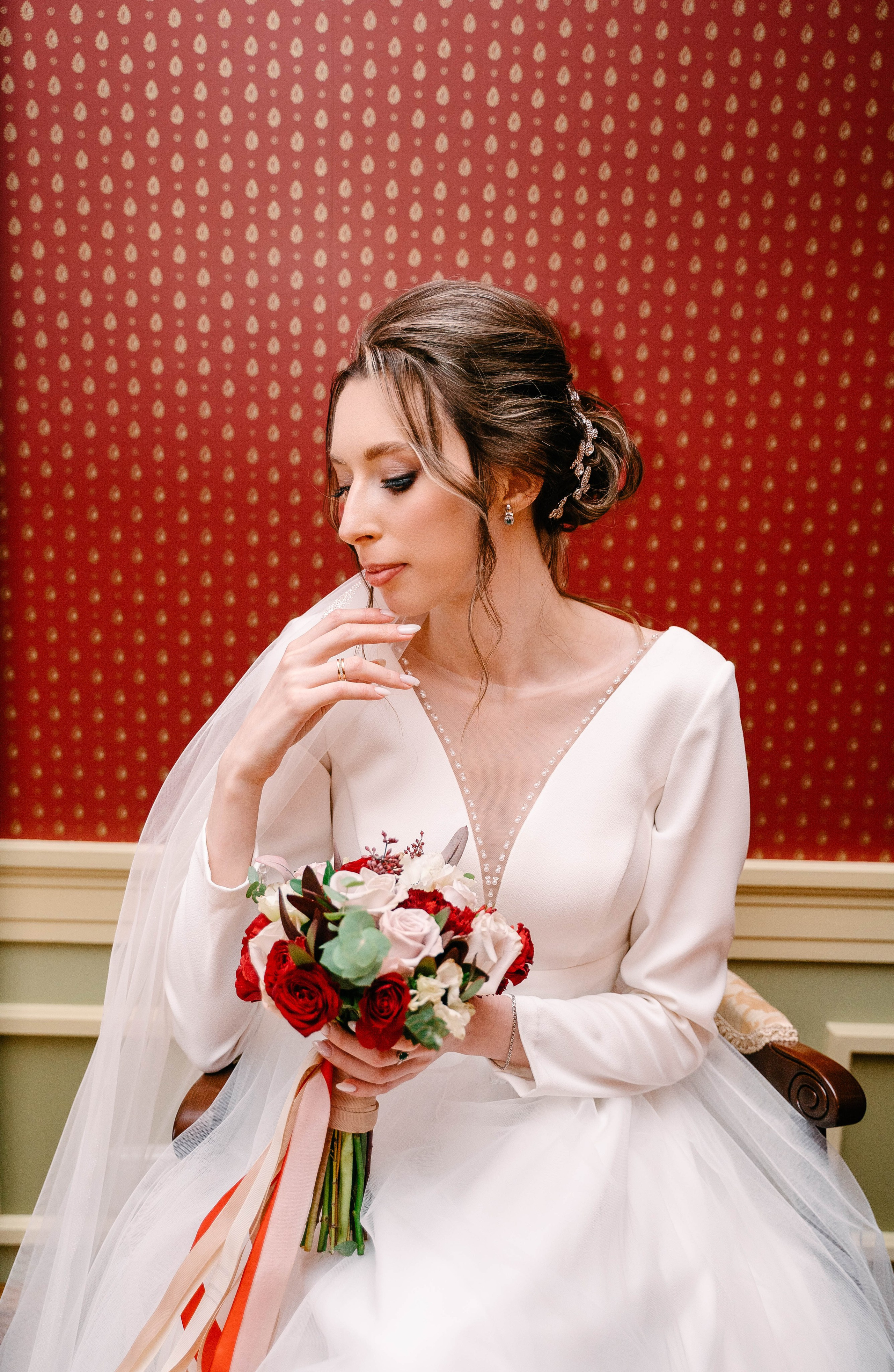 Зимняя свадебная фотосессия молодоженов. Свадебный и семейный фотограф из Воронежа|Москвы Бубнова Екатерина