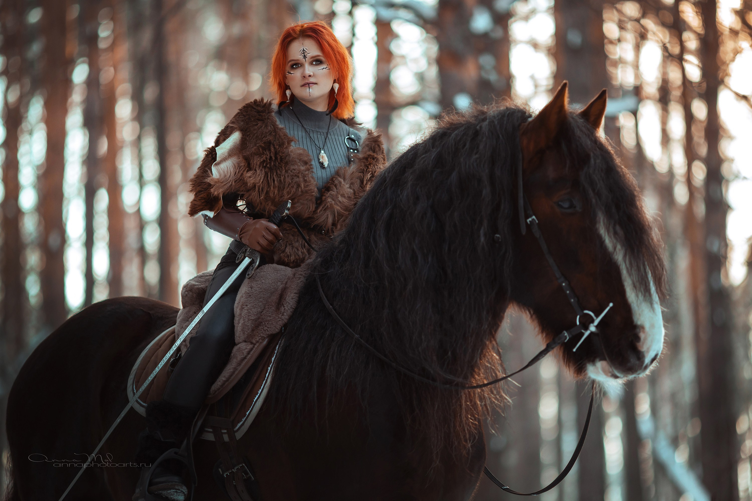 Настя, Малыш и Зевс. Анна Молчанова конный фотограф в Тюмени | фотосессии с лошадьми Тюмень