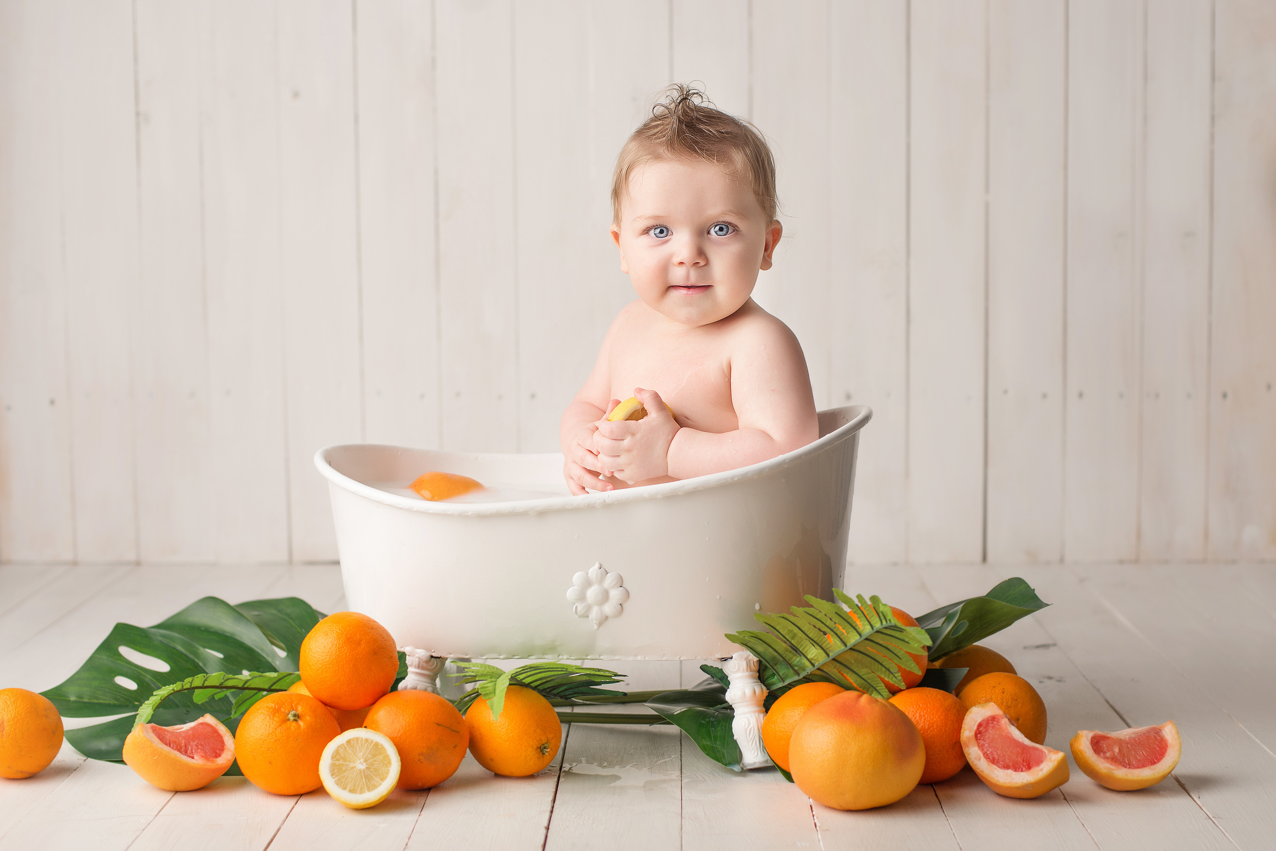 Тимур 8 мес. Молочные ванны. Фотограф новорожденных Василиса Панькова