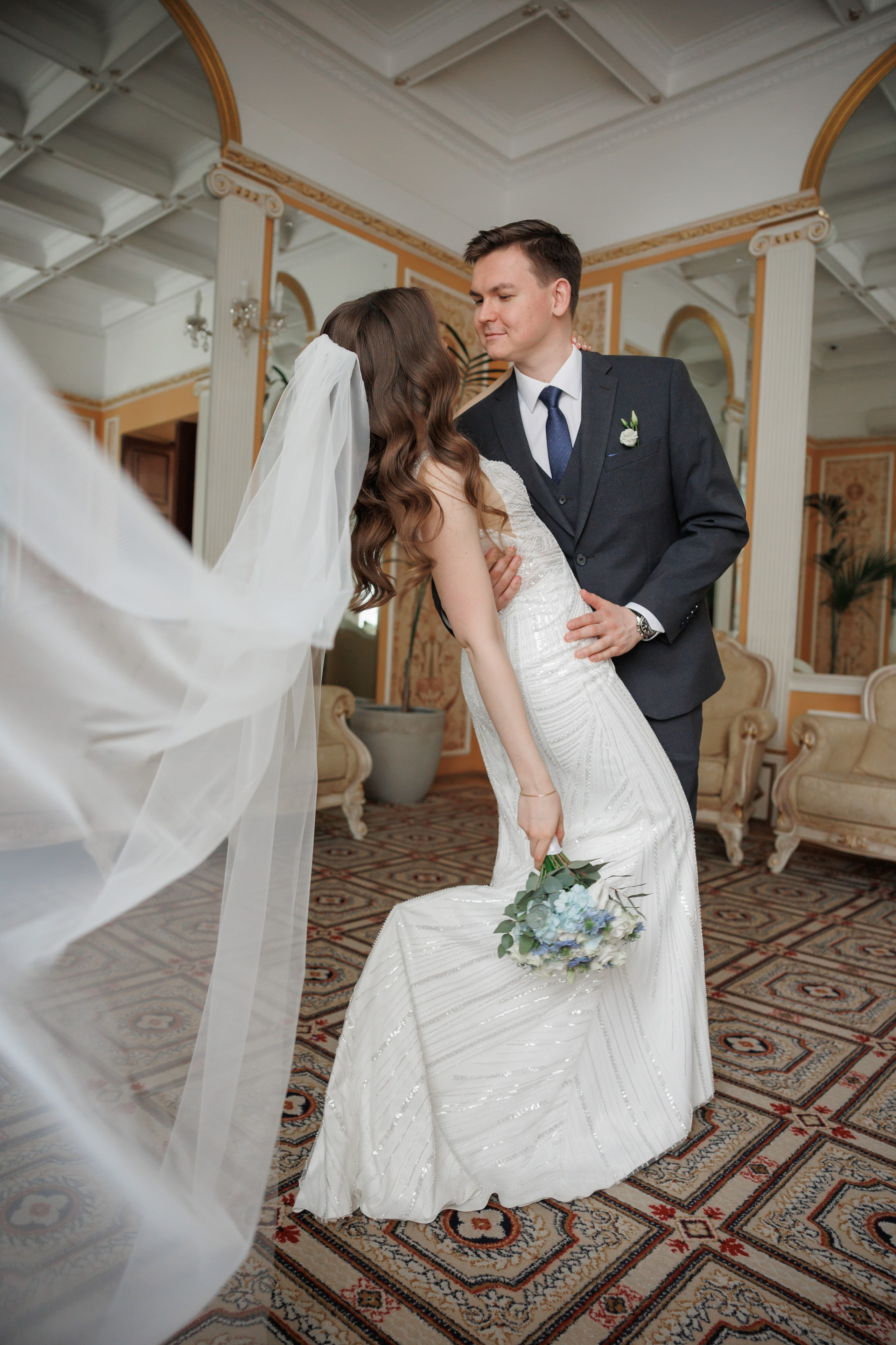 Даша и Дима, Грибоедовский ЗАГС. Свадебный и репортажный фотограф (Москва, Королев и другие)