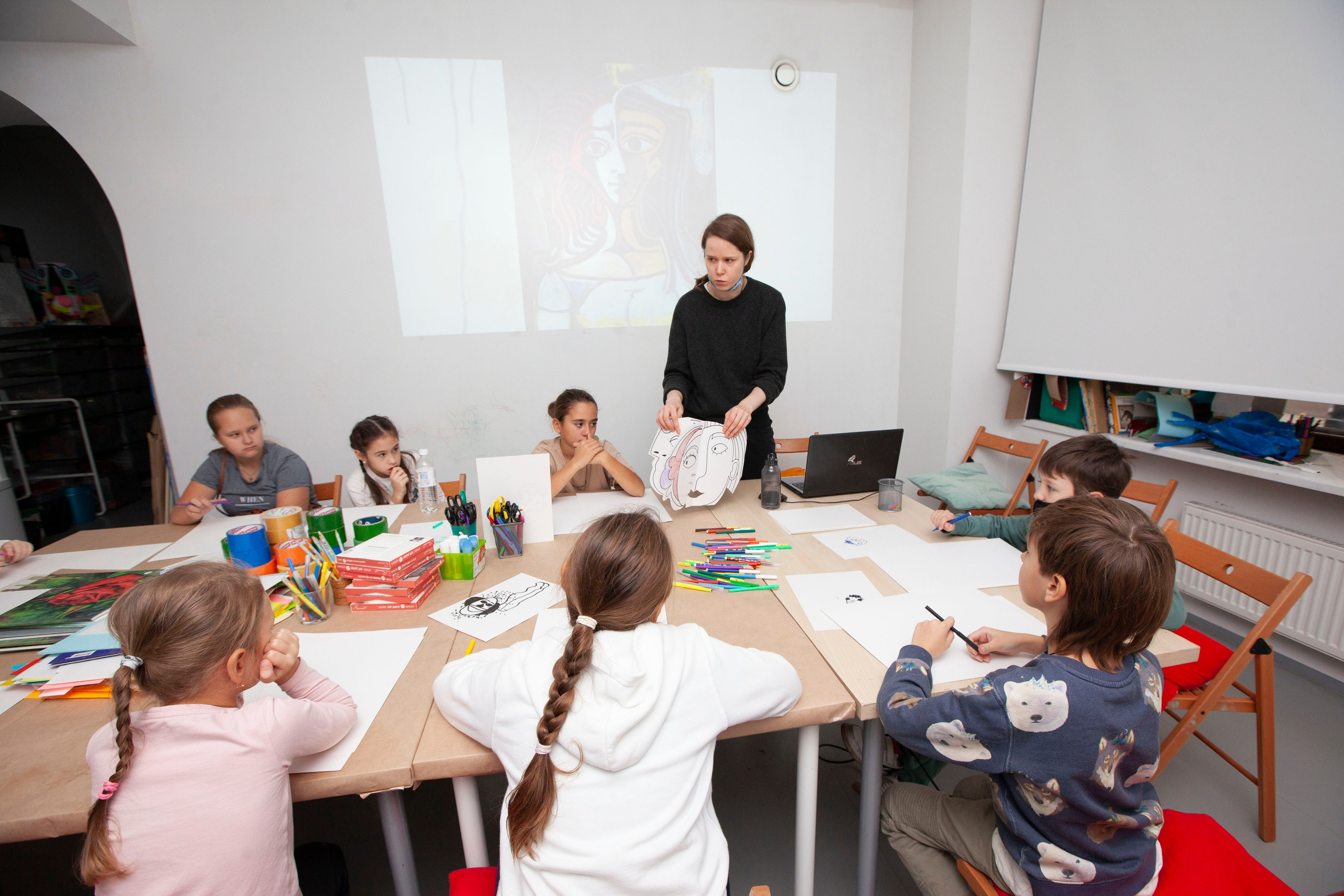 Детский мастер-класс в ММОМА. Stanislav Baryshev — People. Emotions. Atmosphere