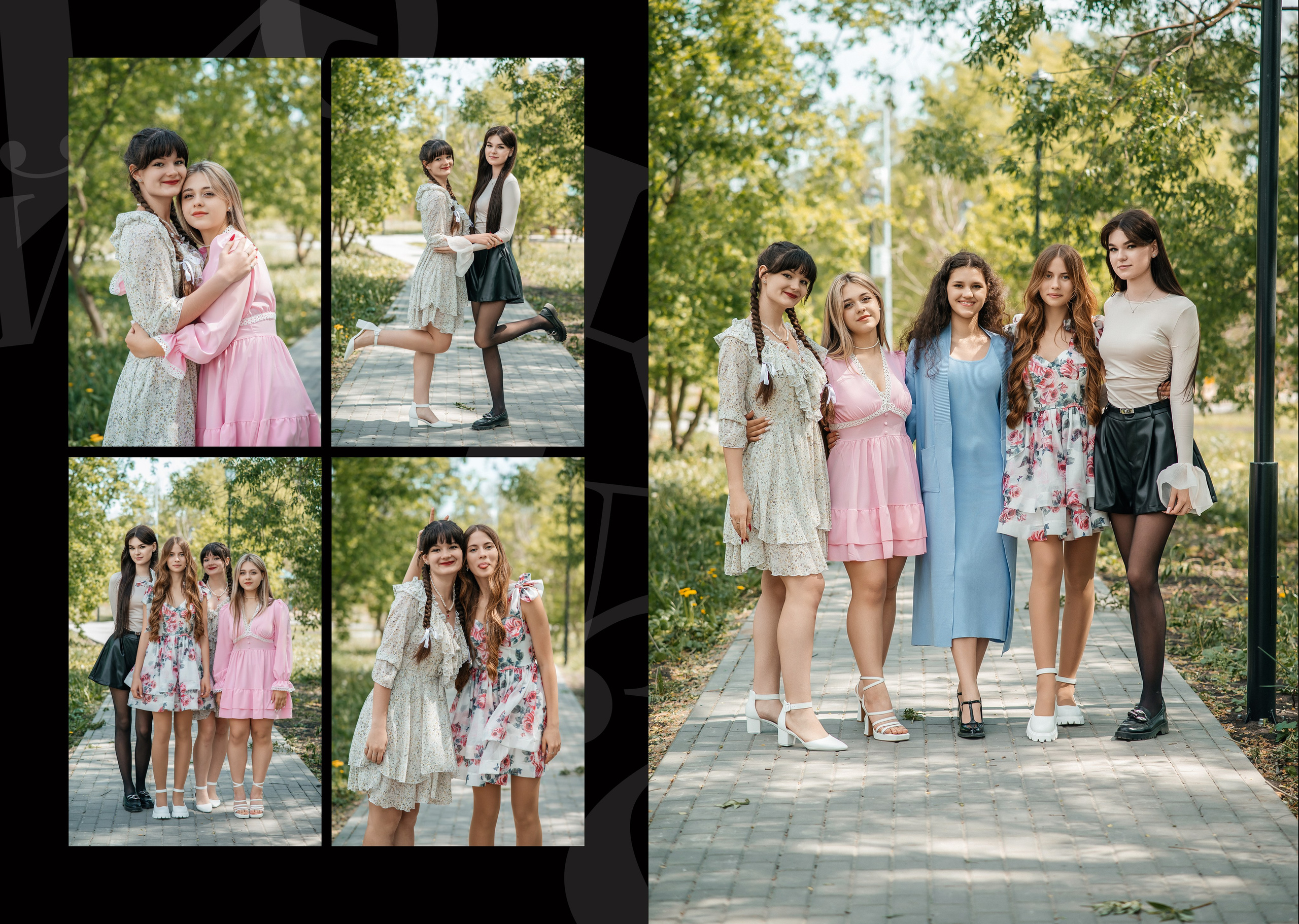 «Черный альбом». Школьный фотограф в Валуйках. Фотосессии для выпускников и изготовление выпускных альбомов в городе Валуйки и в Белгородской области