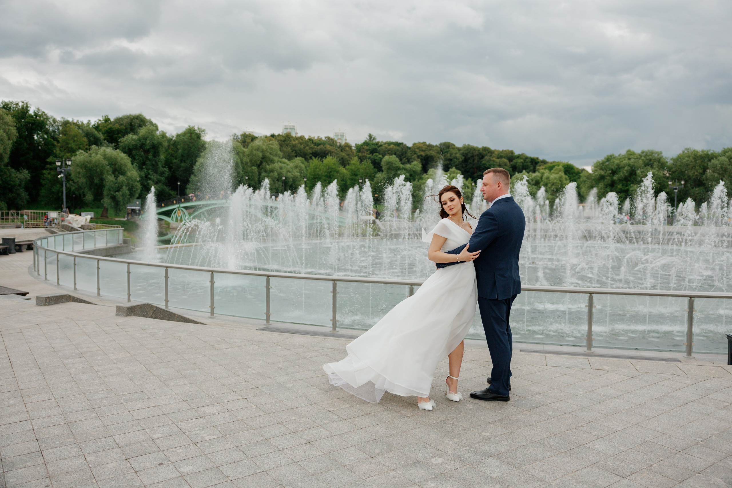 Свадебная фотосессия в Царицыно. Свадебная съёмка в Москве