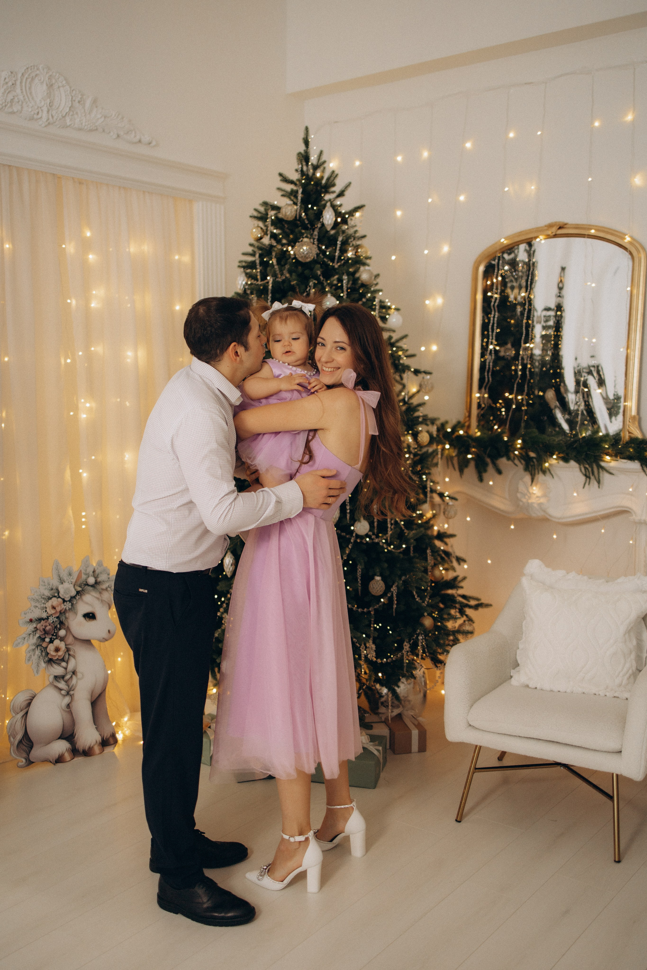 Новый год маленькой Анечки. Семейный фотограф в Москве Анастасия Шалда