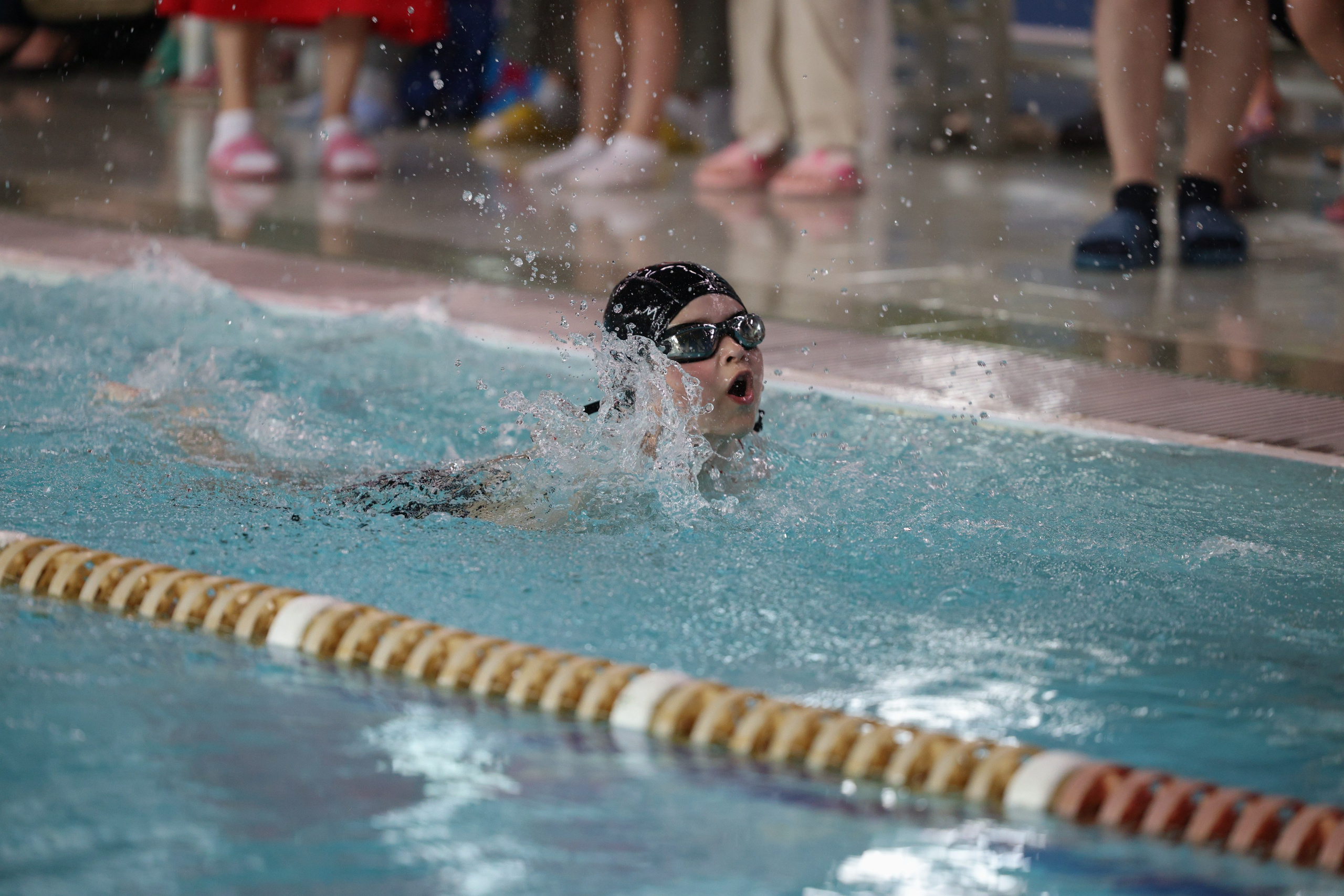 Веселый дельфин. Плавание. Дети 8-9 лет. Фотограф Александр Заломаев