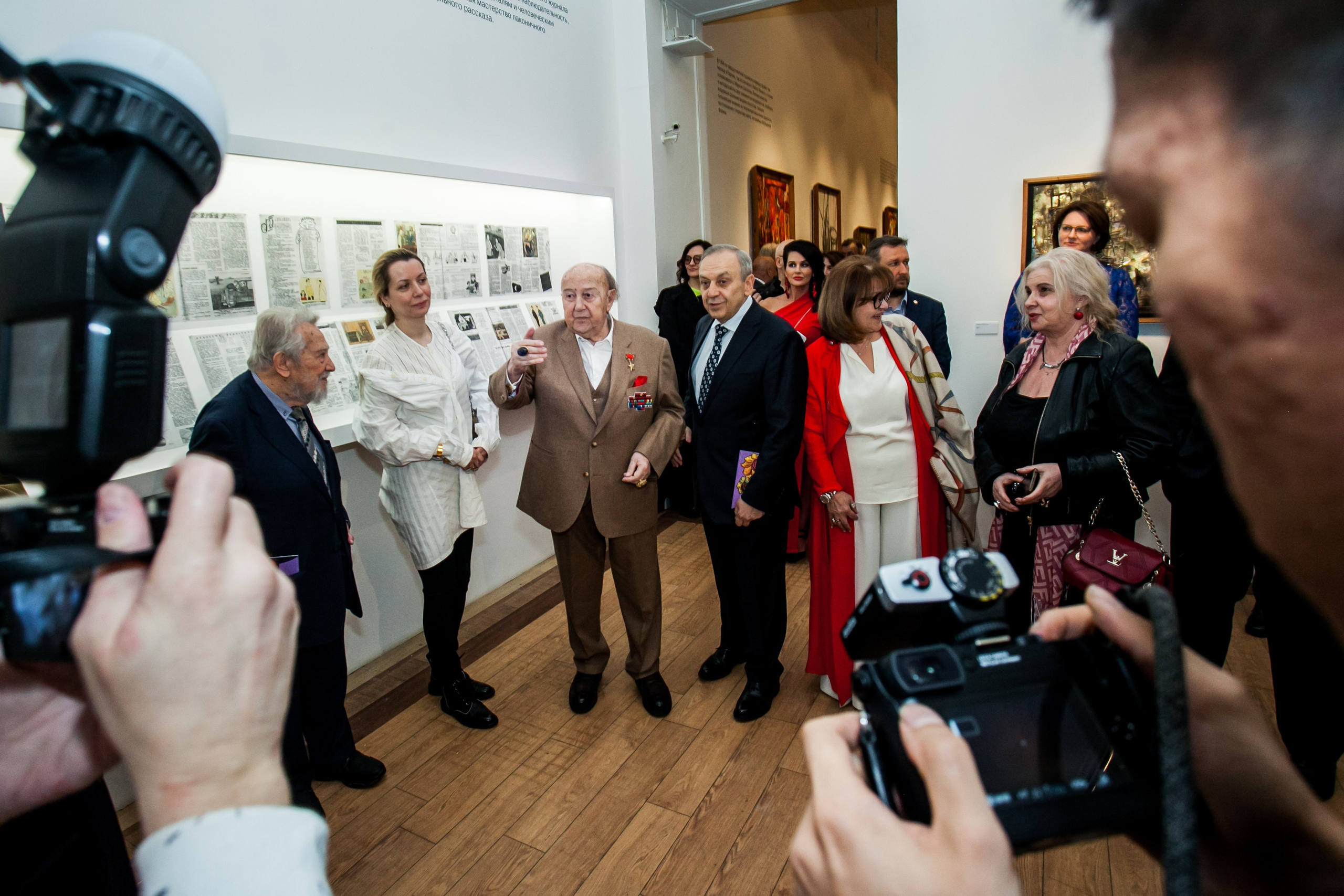 Открытие выставки Зураба Церетели. Art photographer Nino