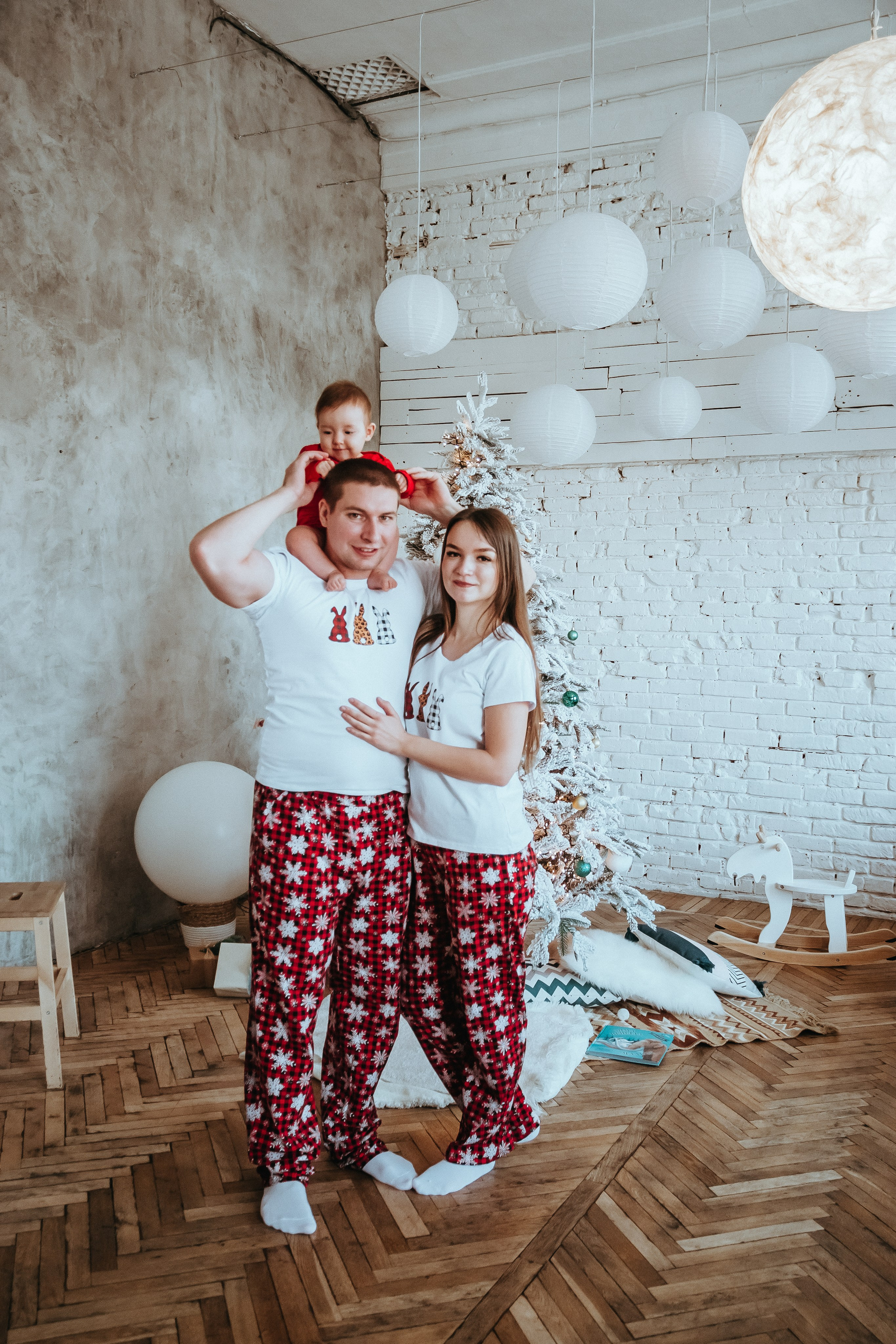 Новогодняя семейная фотосессия Кемерово