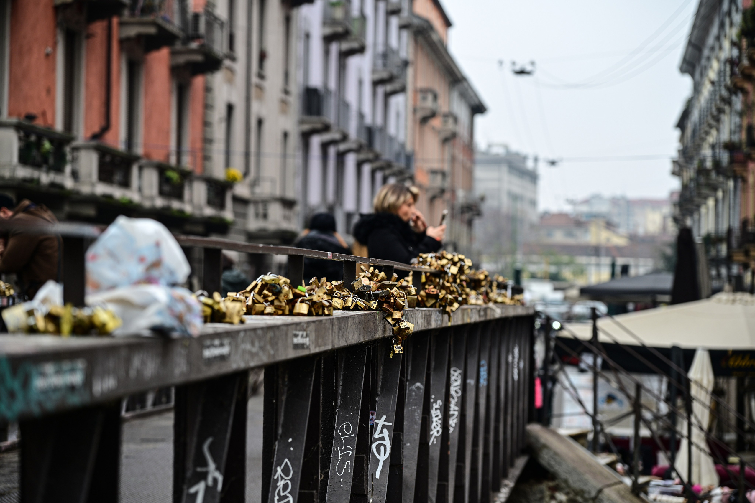 Milano: Navigli, City, Trams. Фотограф Минск