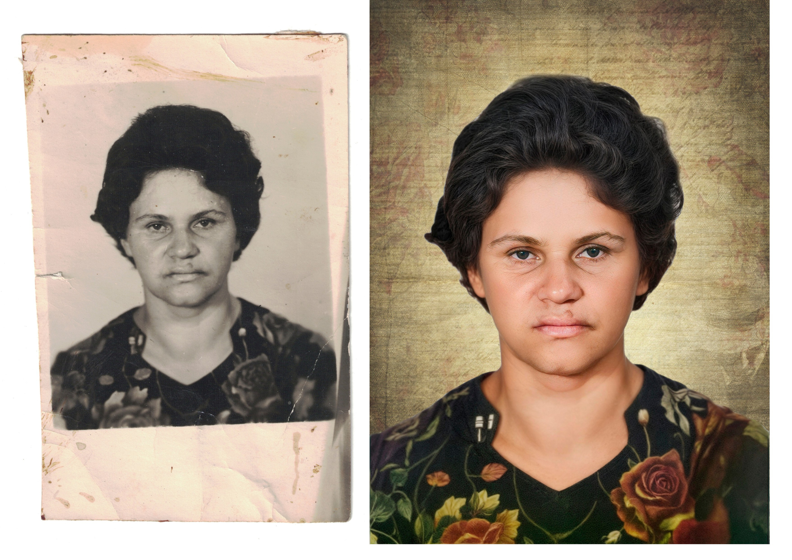 Реставрация старых фотографий. Фотограф фотосалон SO! photo&video город Находка Приморский край