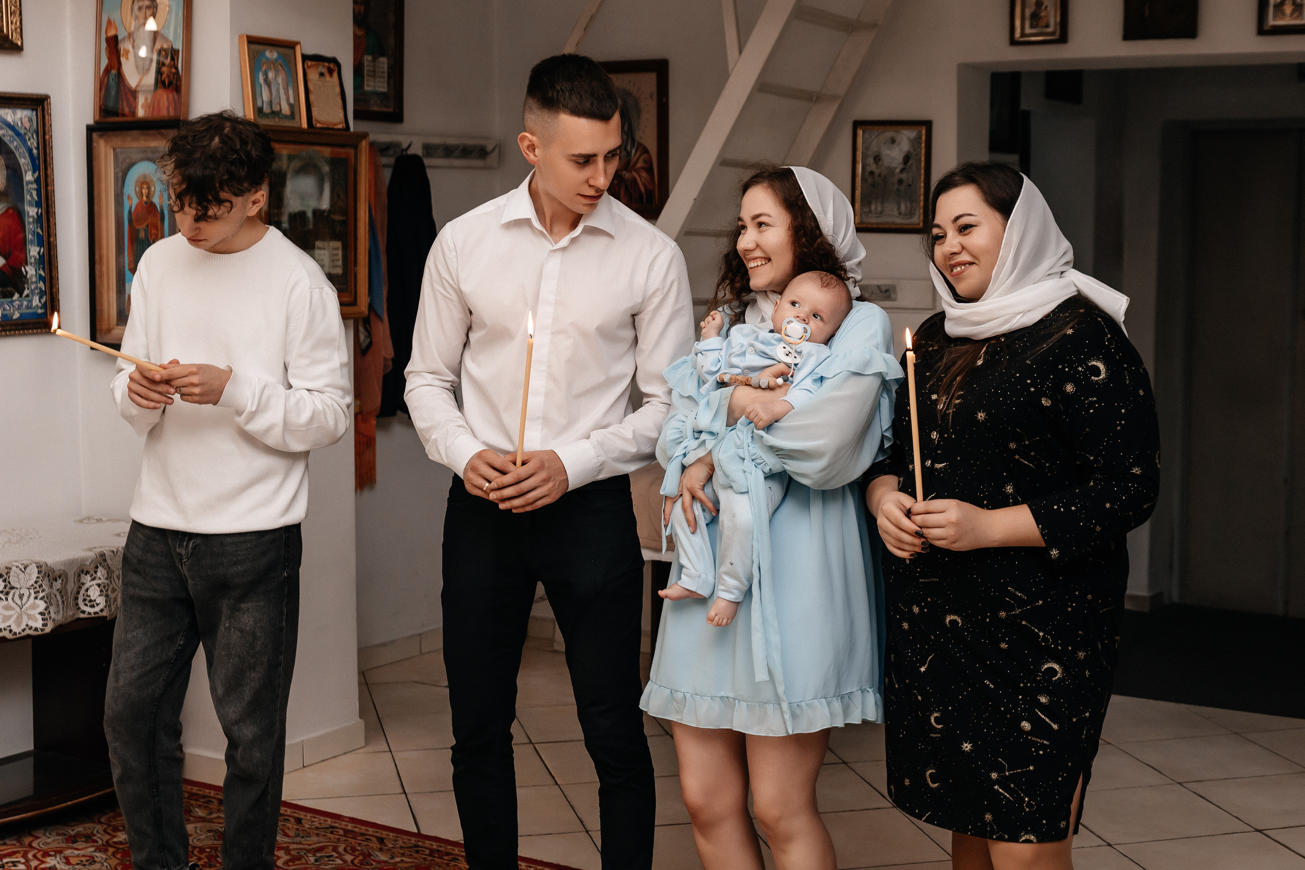 Крещение Марка. Семейный фотограф Минск Усова Ольга