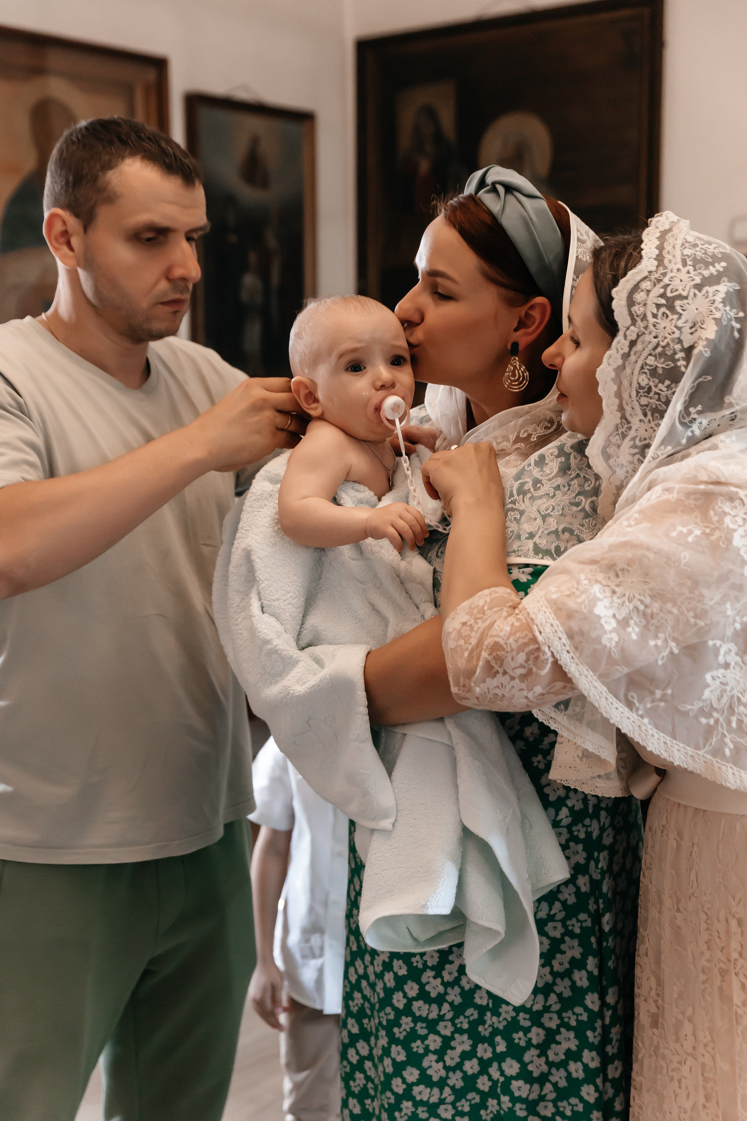 Крещение Надежды. Семейный фотограф Минск Усова Ольга