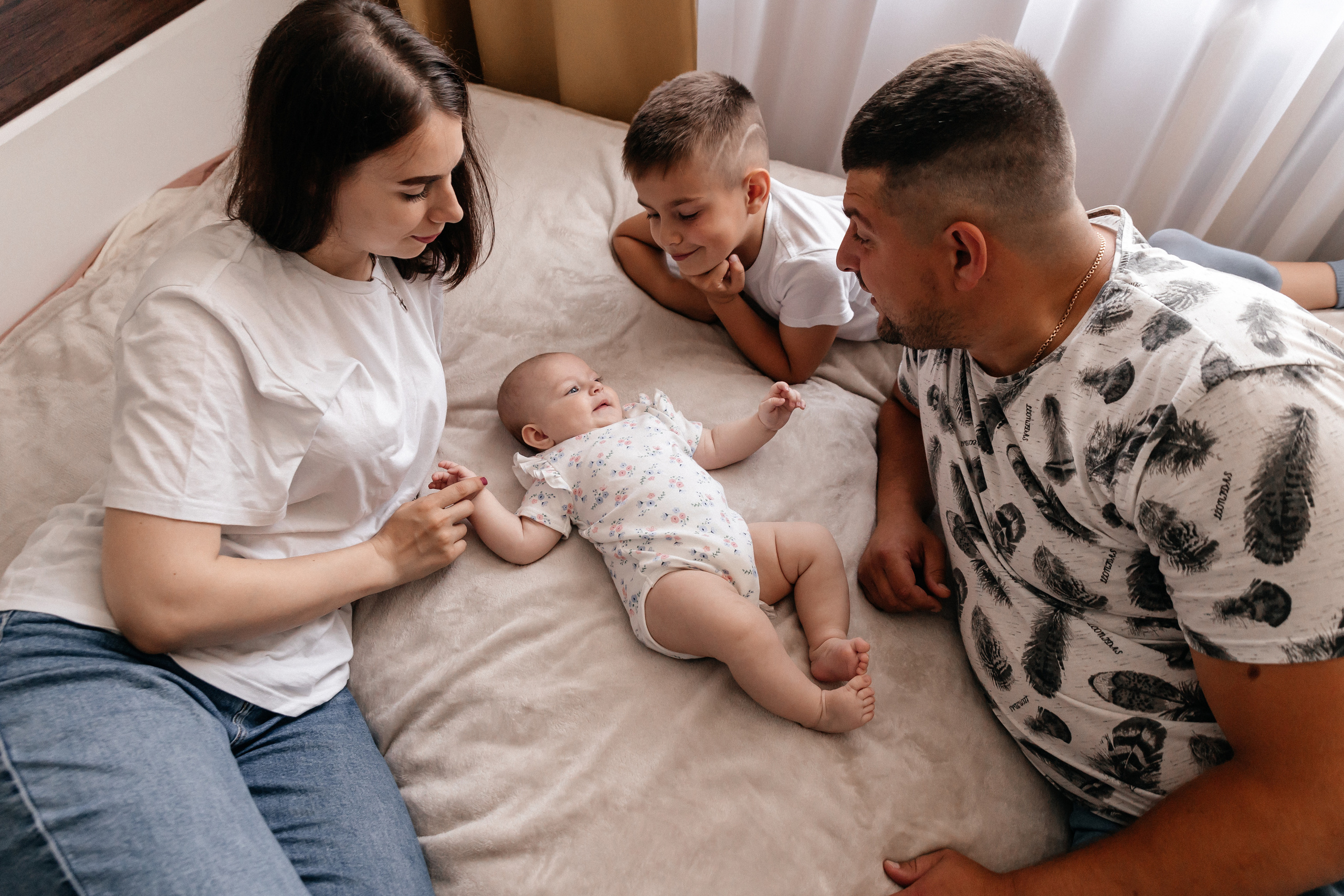 Наташа, Денис, Артем и Полина. Семейный фотограф Минск Усова Ольга