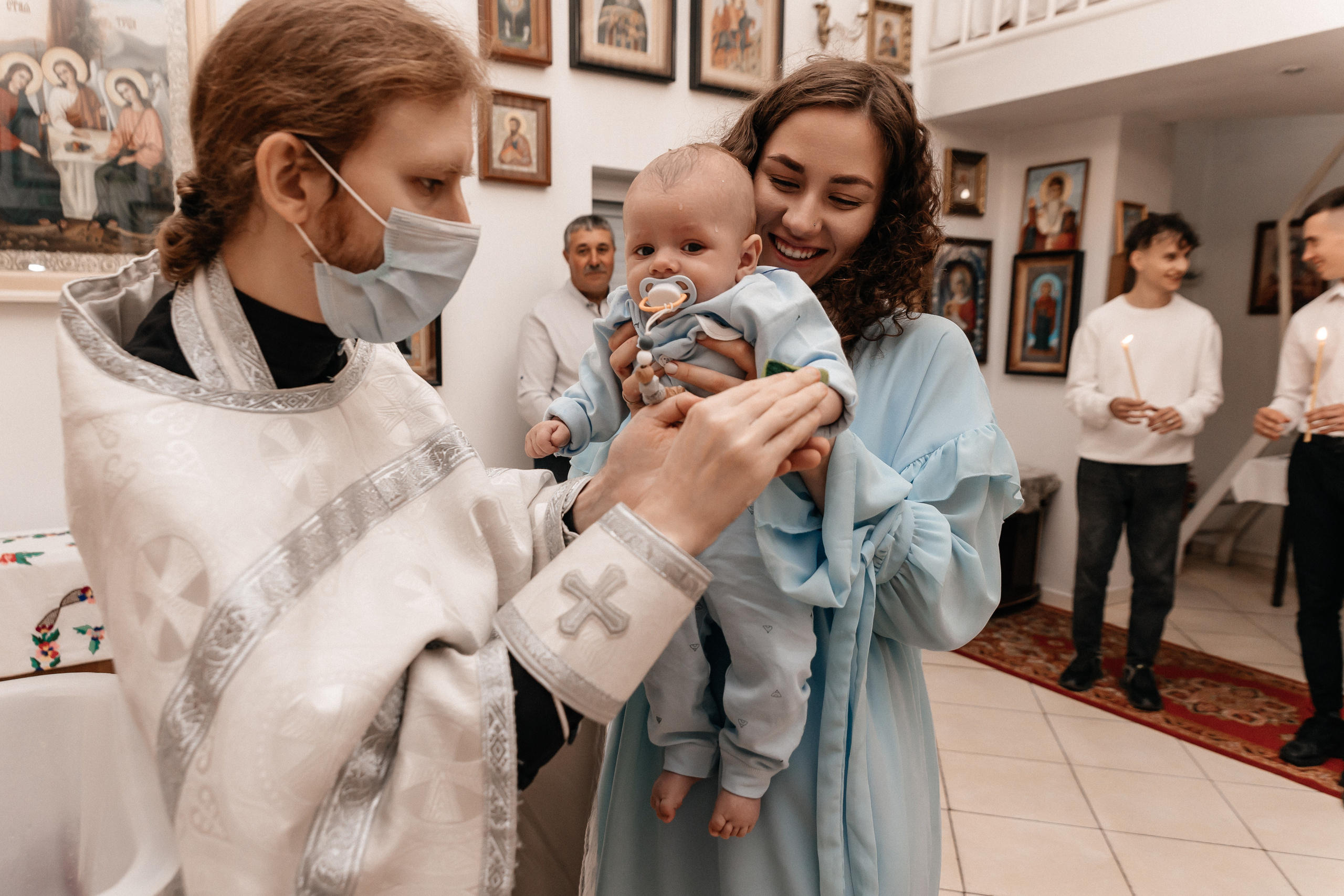 Крещение Марка. Семейный фотограф Минск Усова Ольга