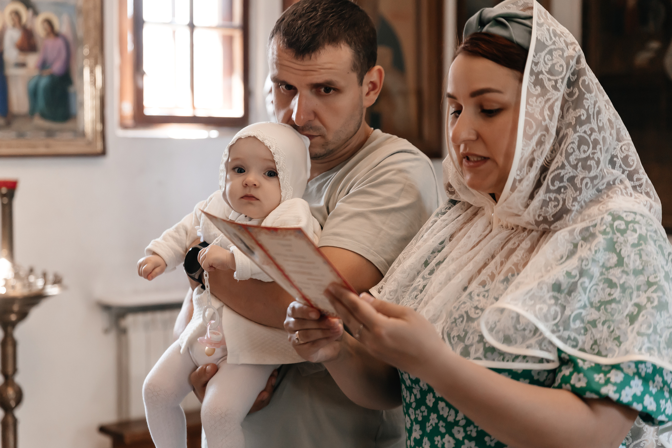 Крещение Надежды. Семейный фотограф Минск Усова Ольга