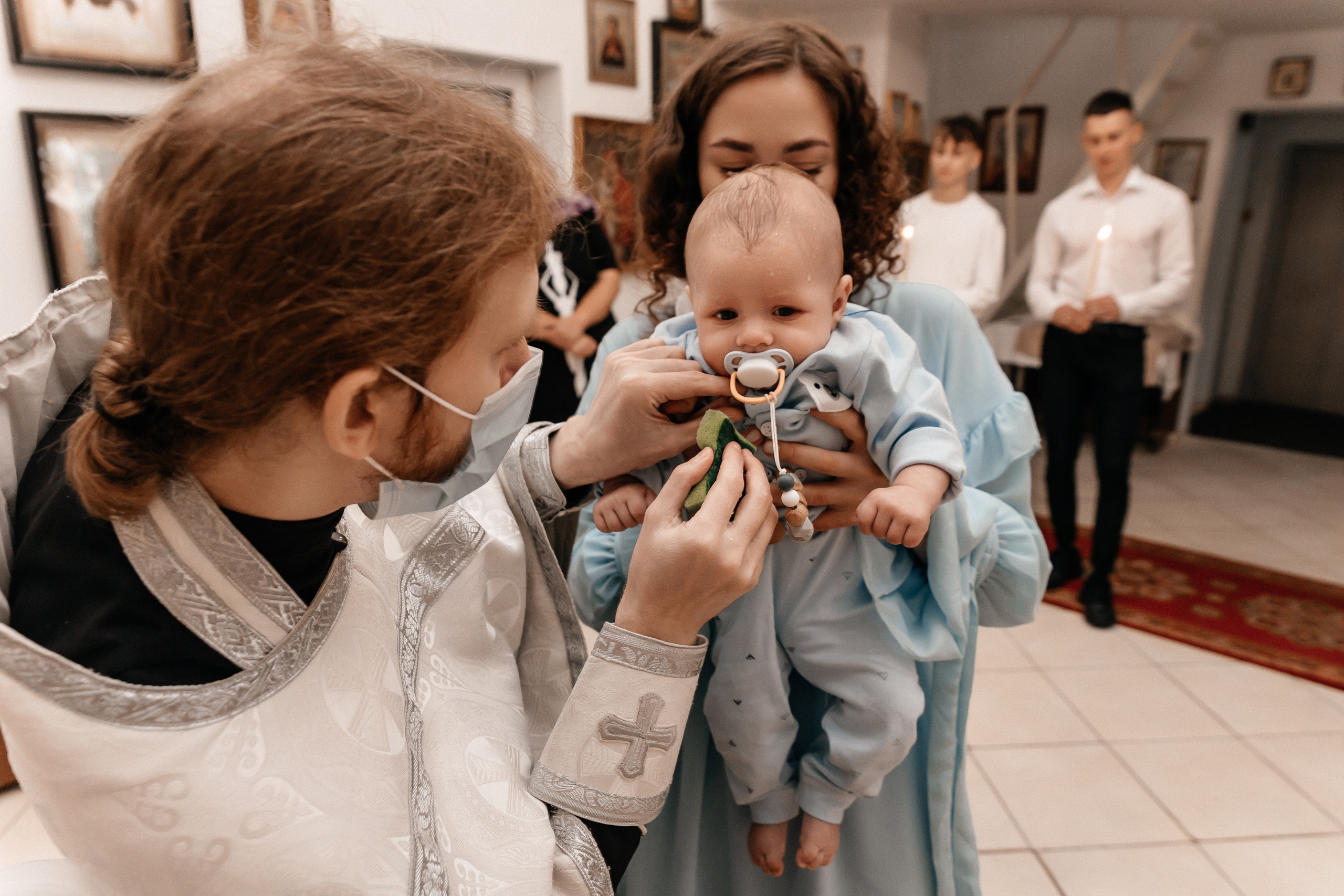 Крещение Марка. Семейный фотограф Минск Усова Ольга