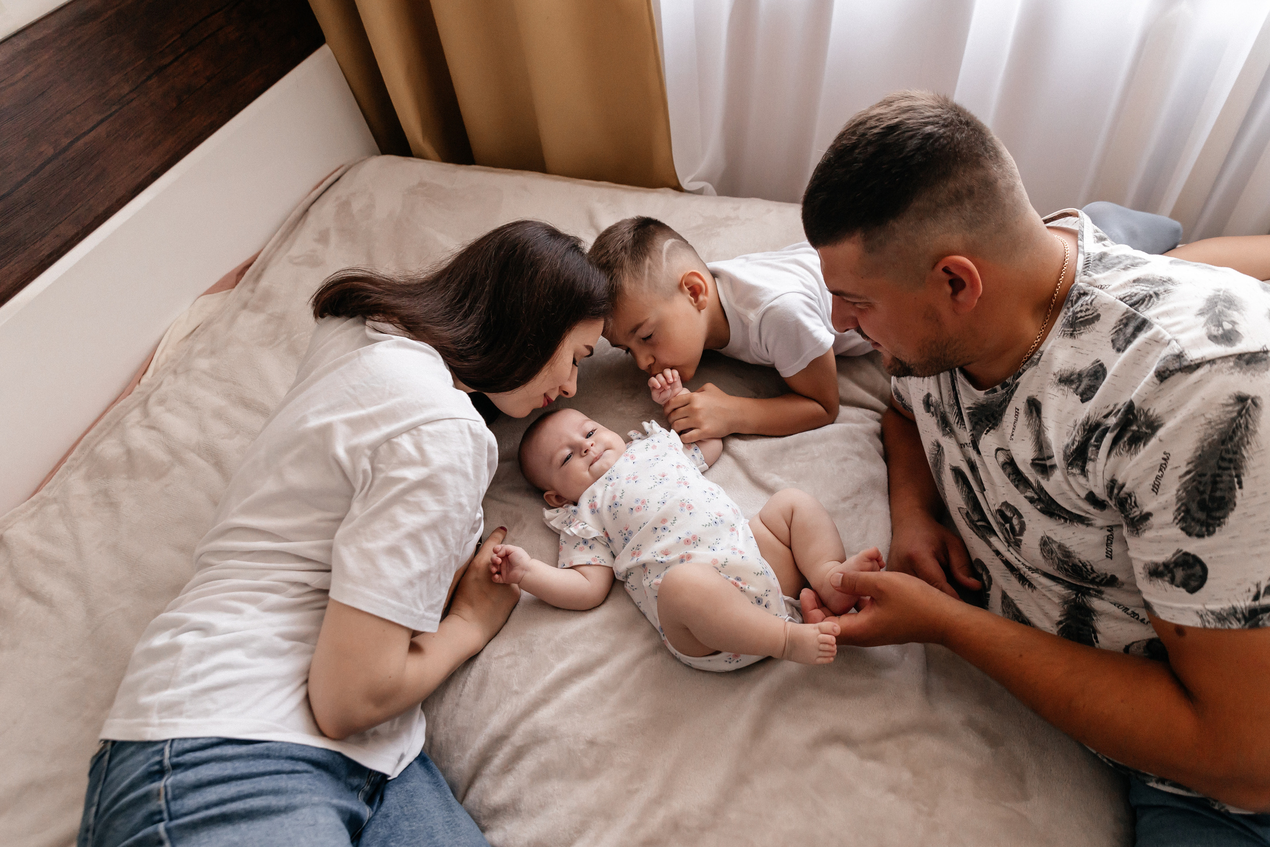 Наташа, Денис, Артем и Полина. Семейный фотограф Минск Усова Ольга