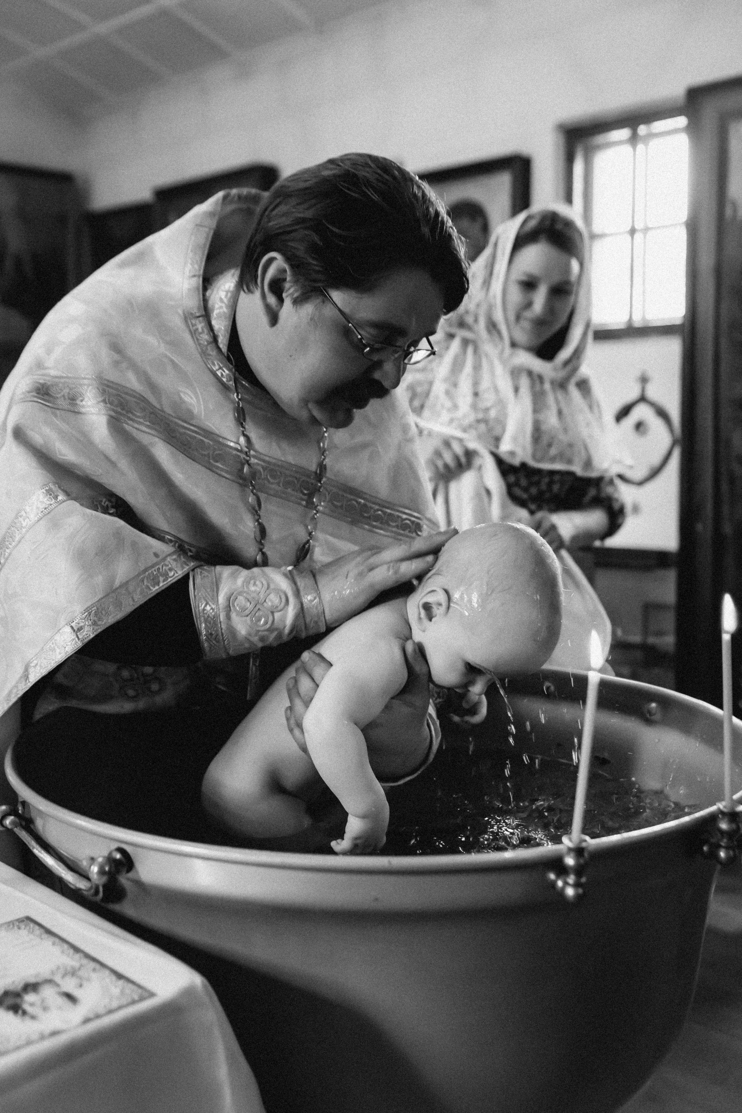 Крещение Надежды. Семейный фотограф Минск Усова Ольга