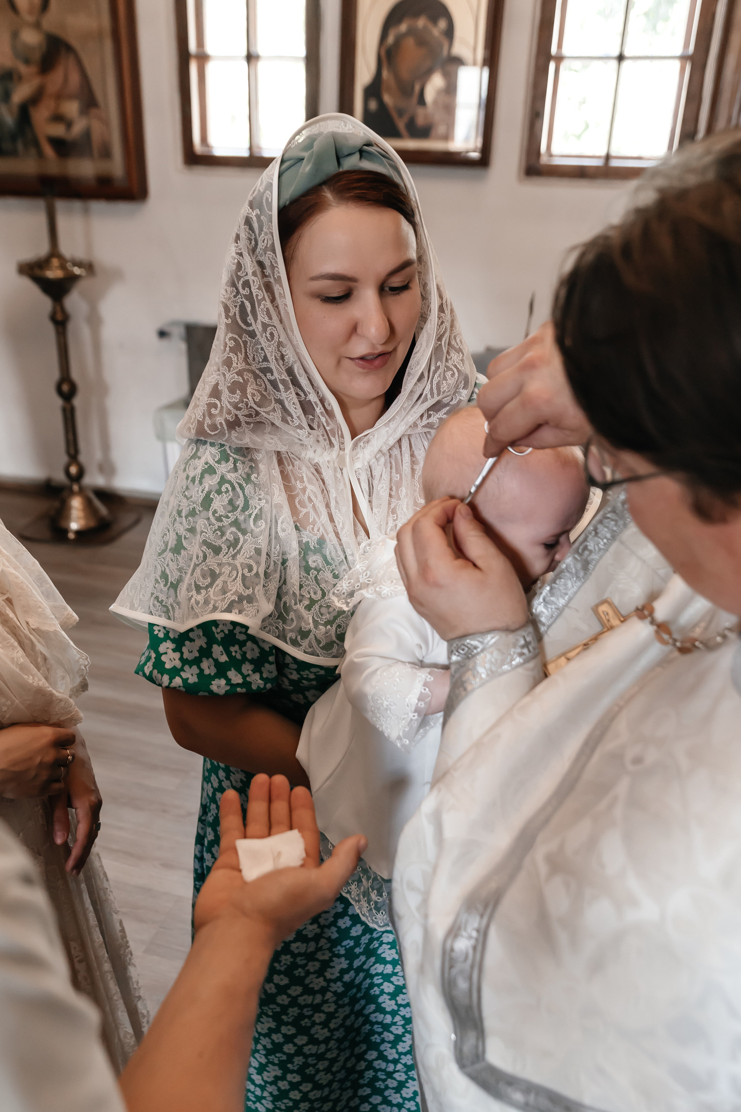 Крещение Надежды. Семейный фотограф Минск Усова Ольга