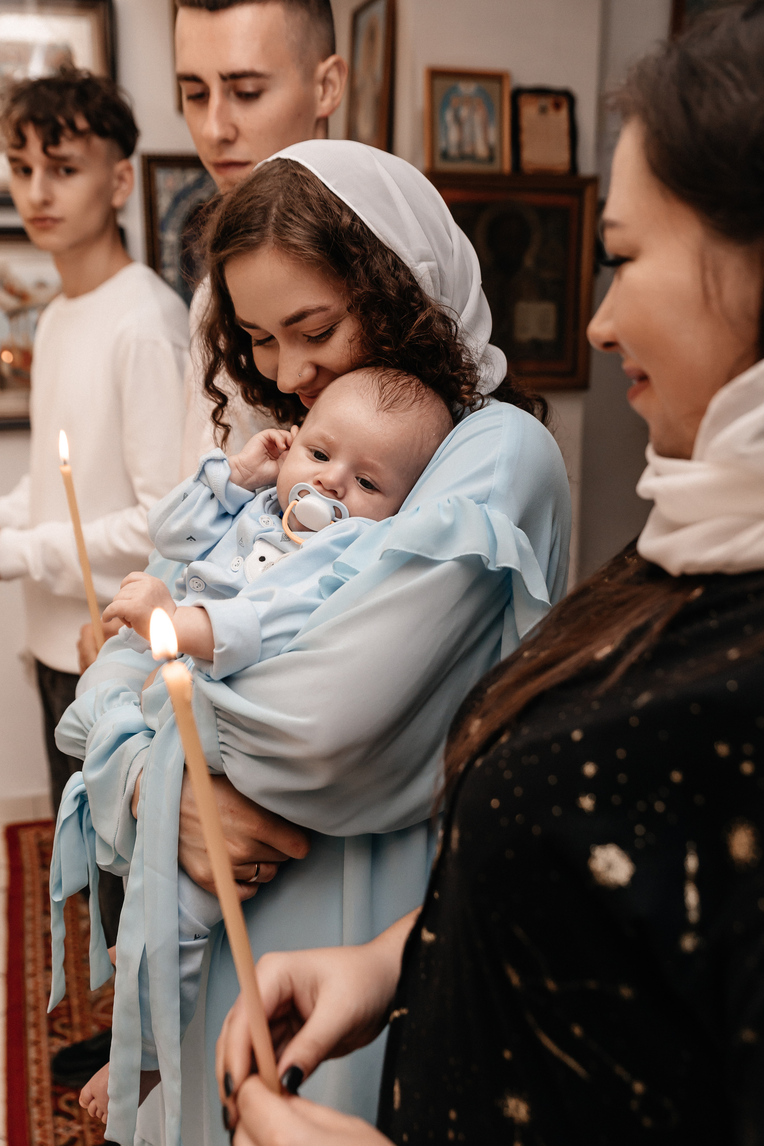 Крещение Марка. Семейный фотограф Минск Усова Ольга