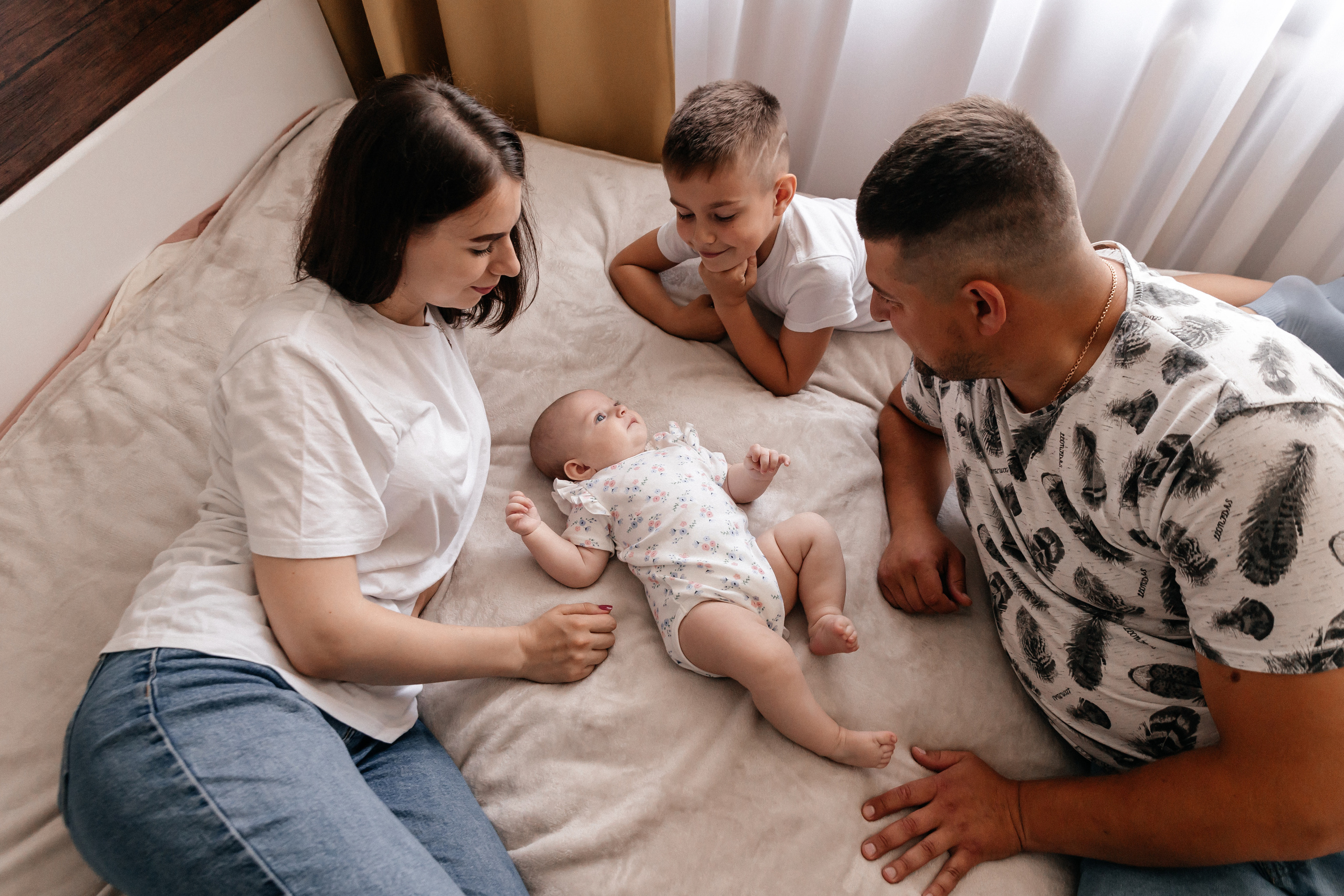 Наташа, Денис, Артем и Полина. Семейный фотограф Минск Усова Ольга