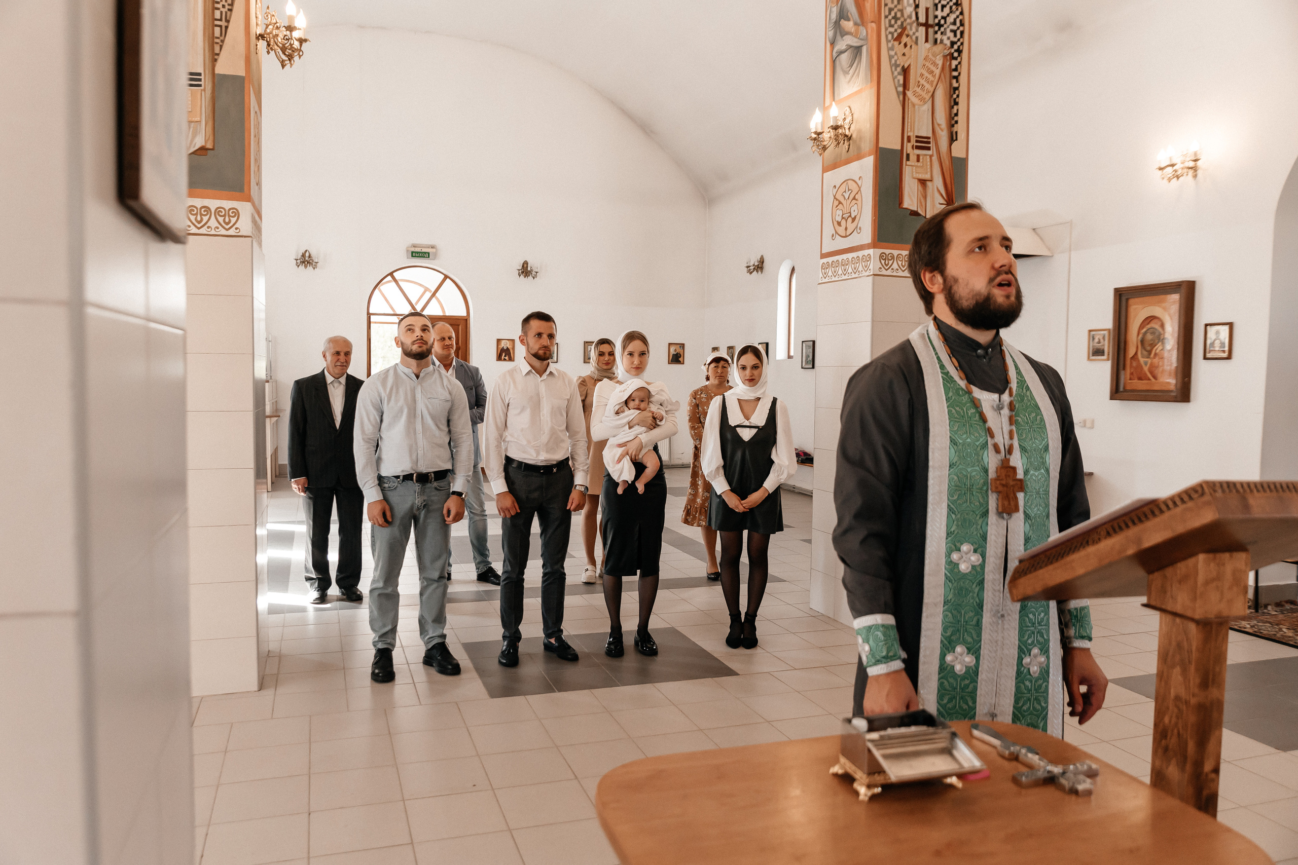 Крещение Анисии. Семейный фотограф Минск Усова Ольга