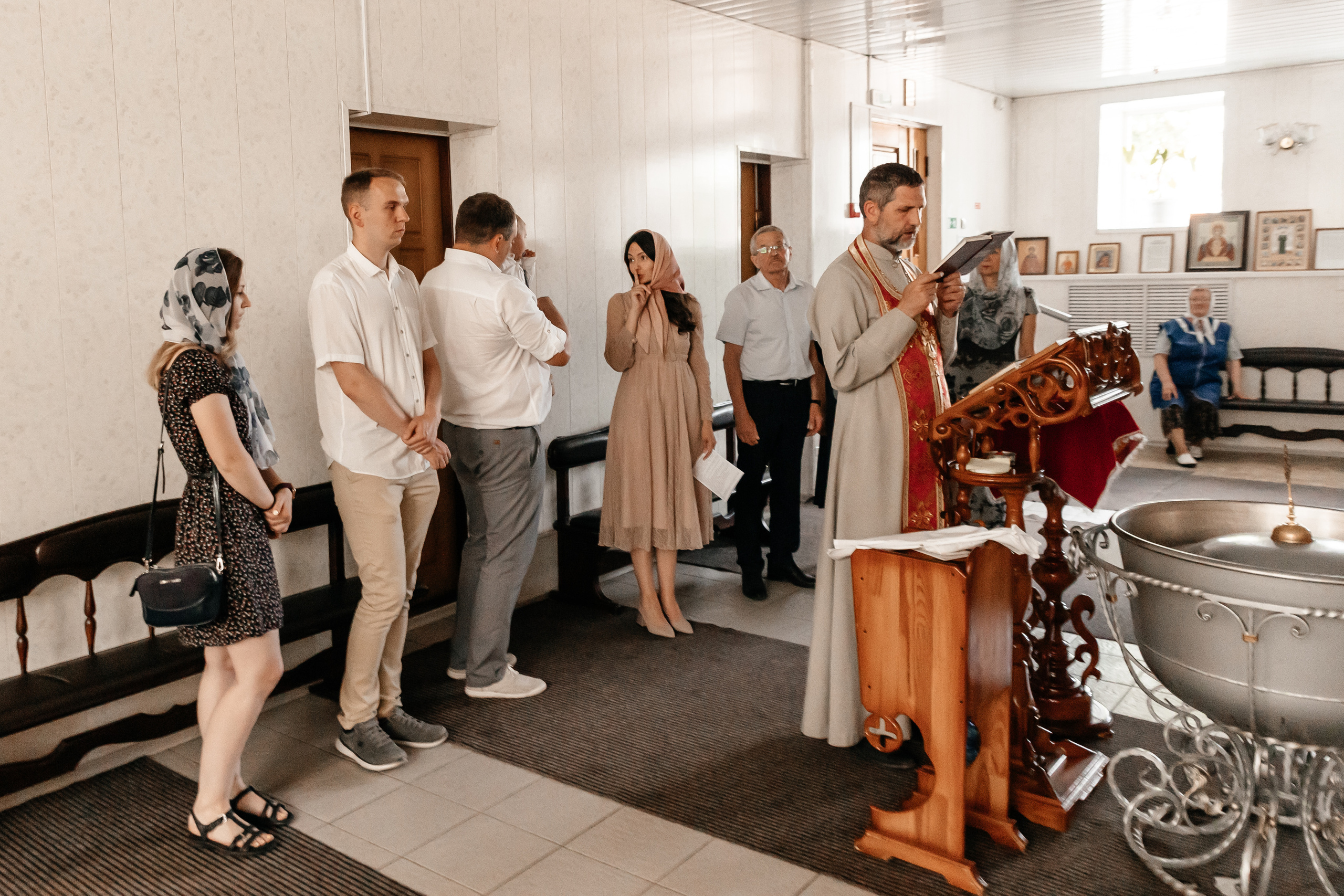 Крещение Никиты. Семейный фотограф Минск Усова Ольга