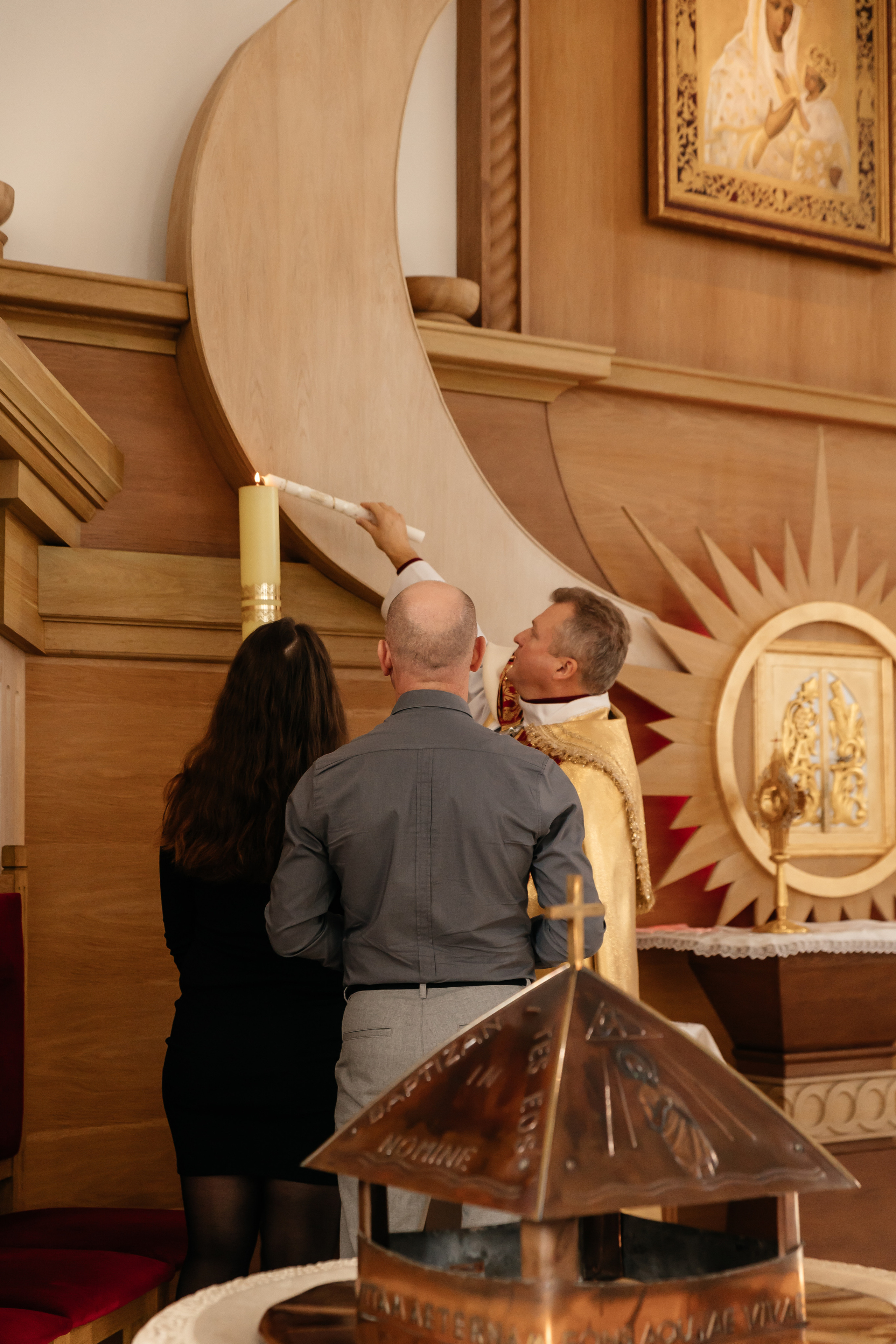 Крещение Мии (конфиденциальное). Семейный фотограф Минск Усова Ольга