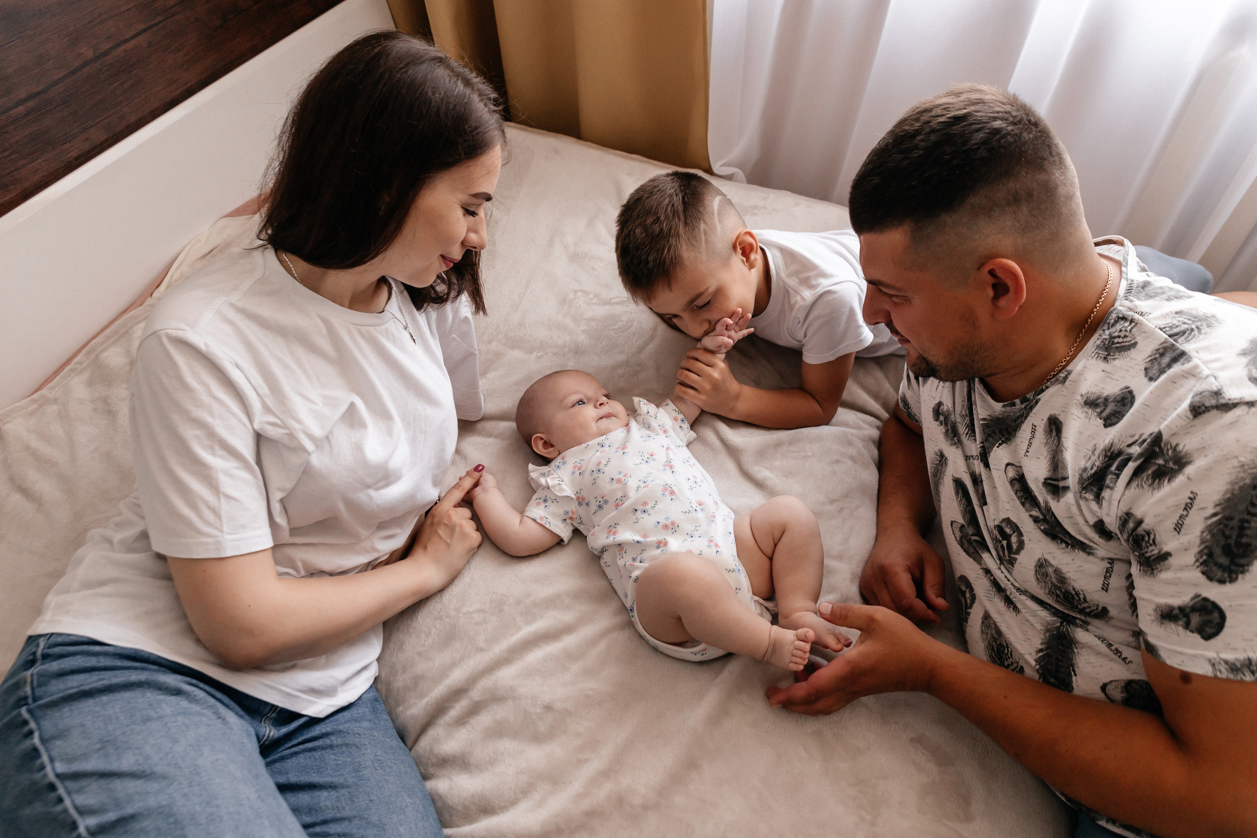 Наташа, Денис, Артем и Полина. Семейный фотограф Минск Усова Ольга