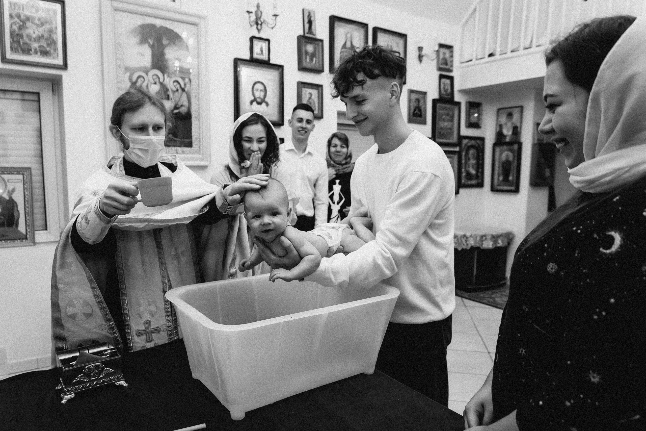 Крещение Марка. Семейный фотограф Минск Усова Ольга