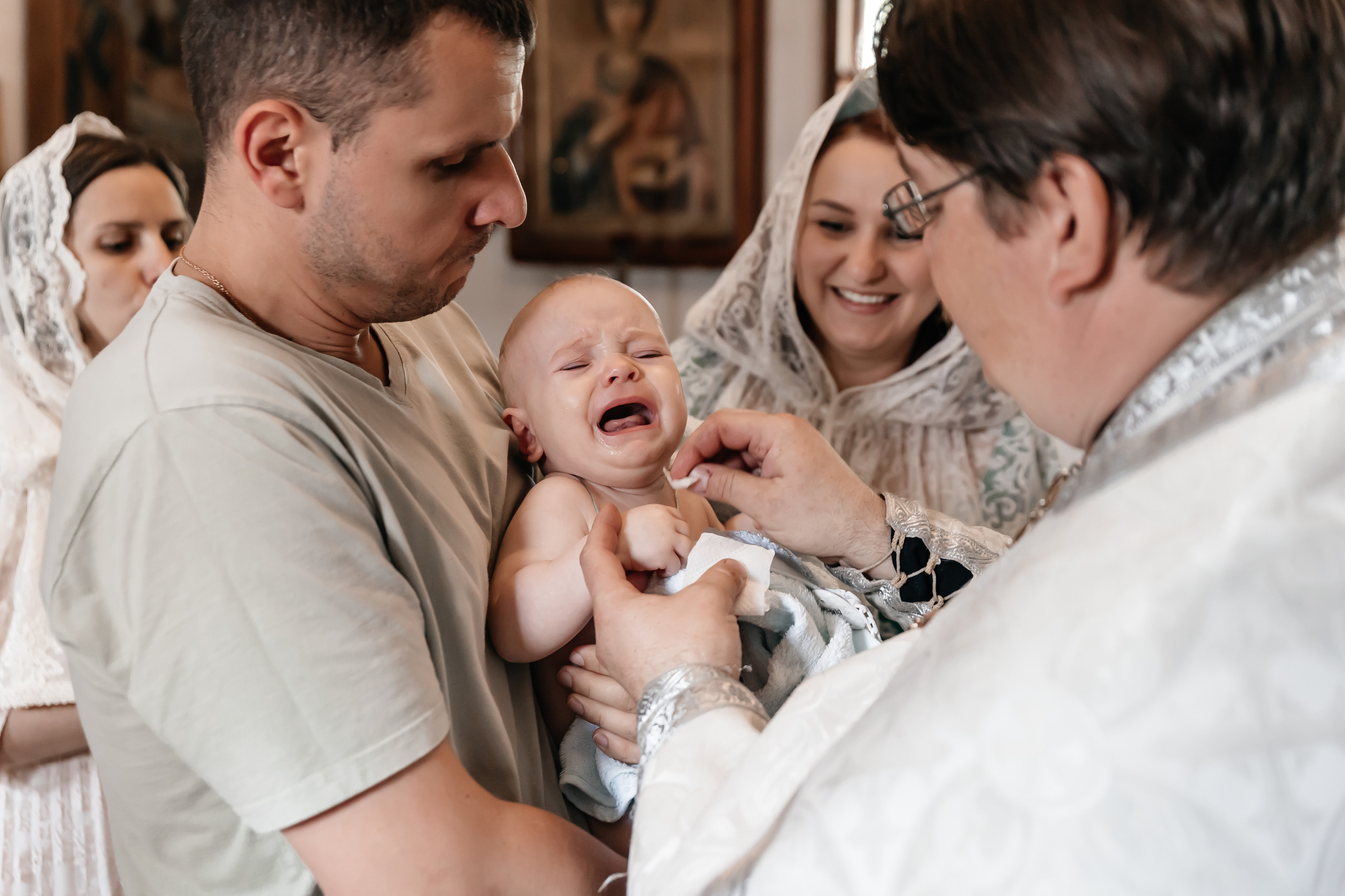 Крещение Надежды. Семейный фотограф Минск Усова Ольга