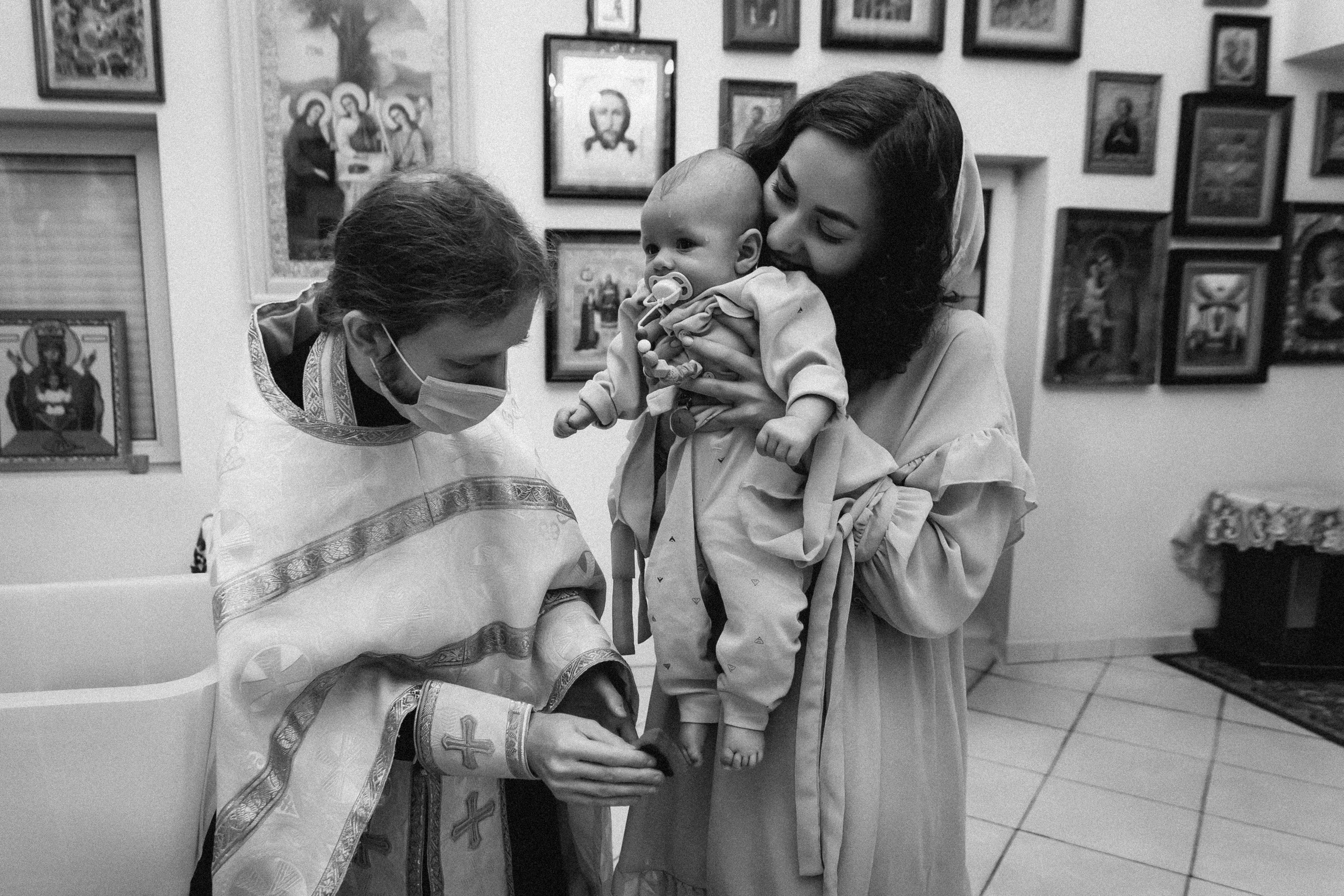 Крещение Марка. Семейный фотограф Минск Усова Ольга