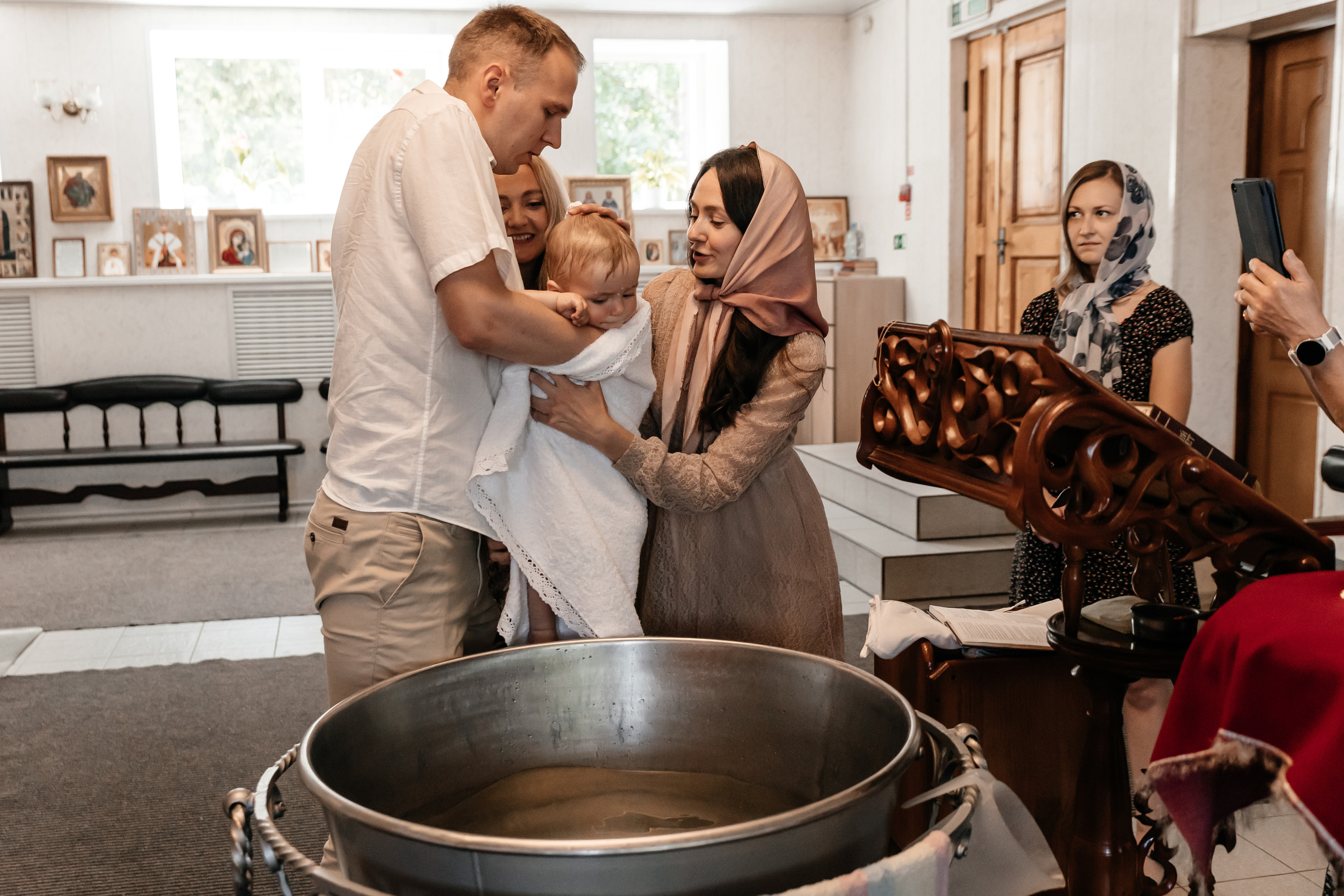 Крещение Никиты. Семейный фотограф Минск Усова Ольга