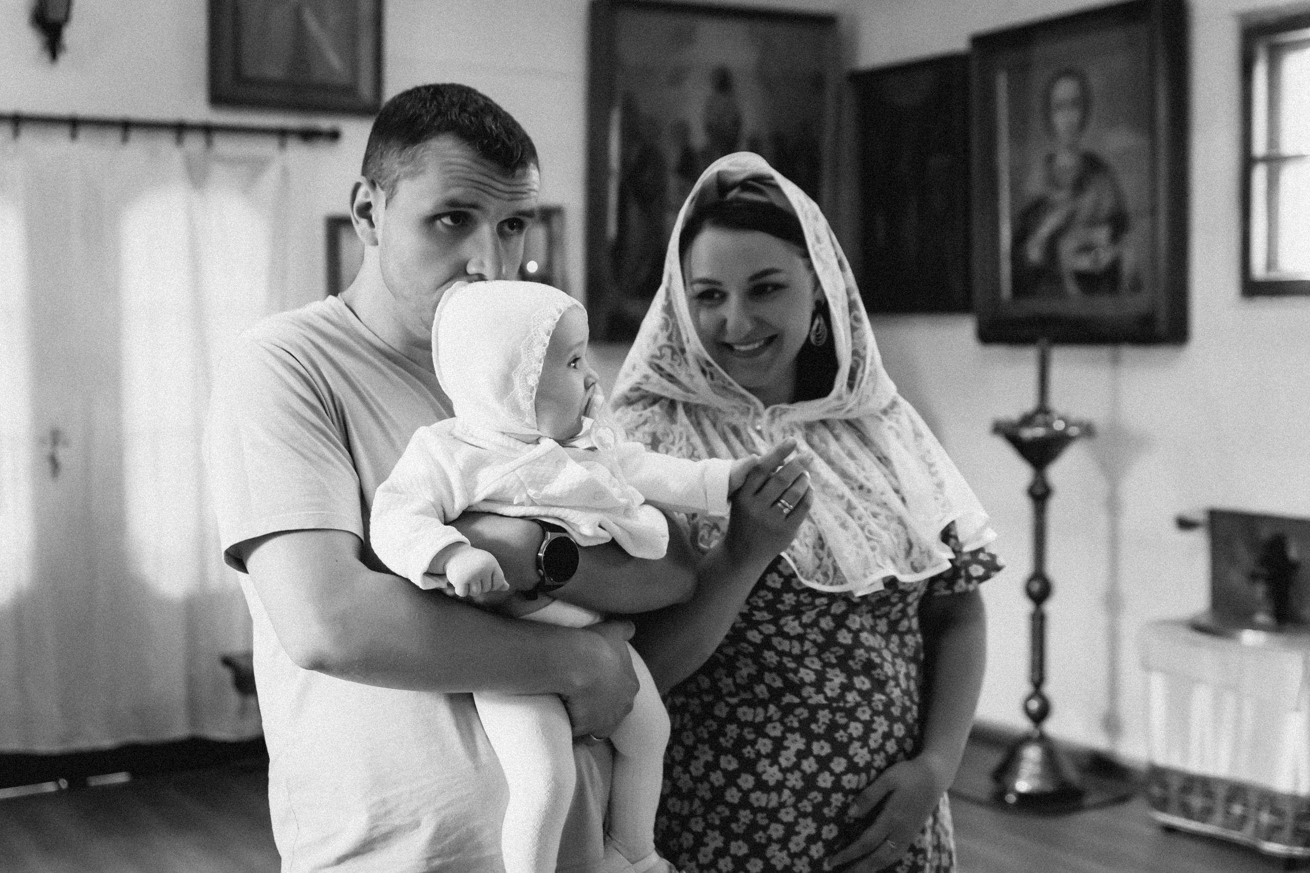 Крещение Надежды. Семейный фотограф Минск Усова Ольга