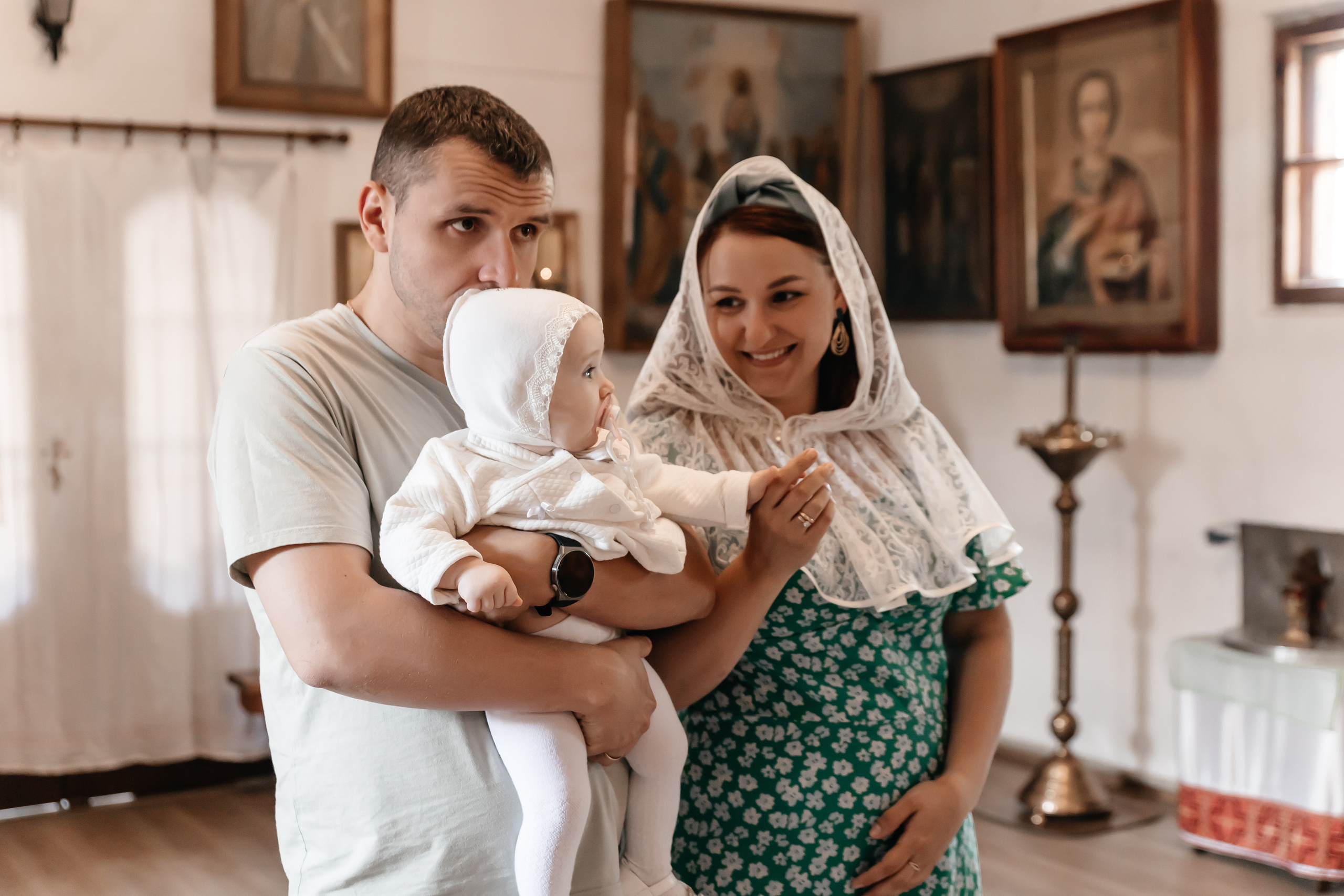 Крещение Надежды. Семейный фотограф Минск Усова Ольга