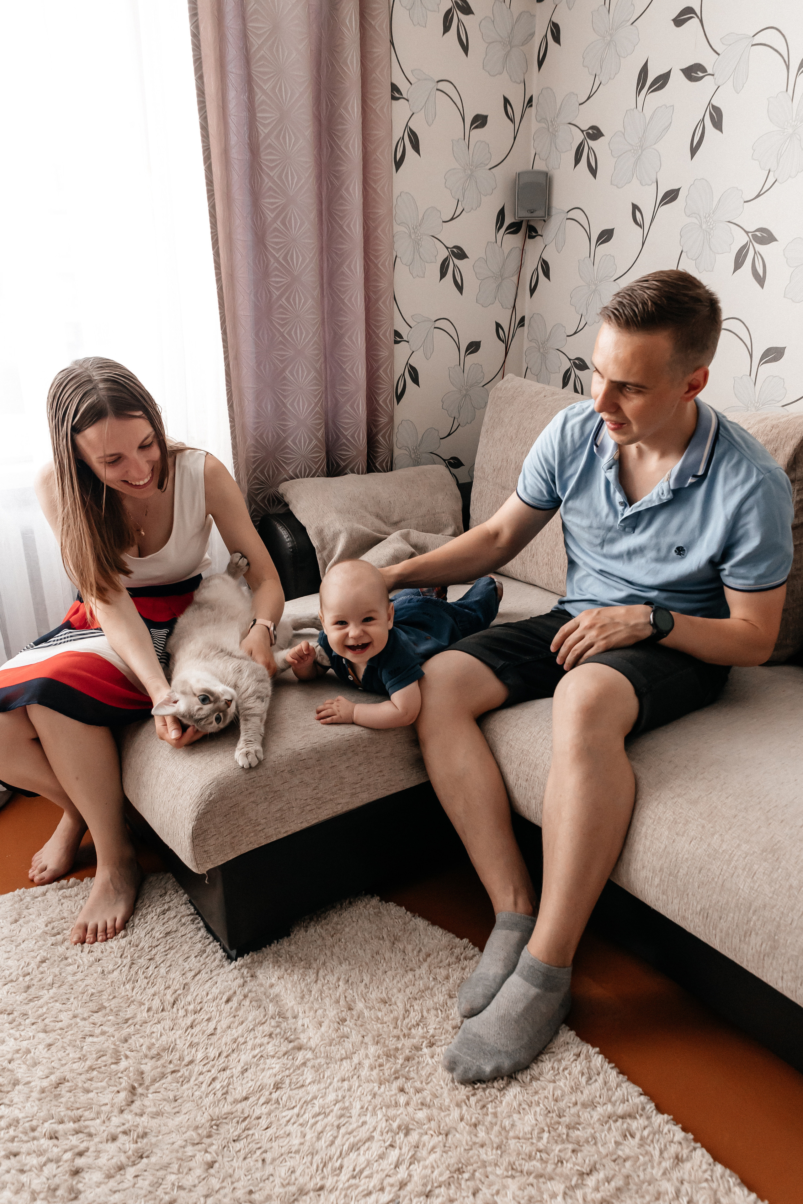 Юля, Витя, Мирон и Марфуня. Семейный фотограф Минск Усова Ольга