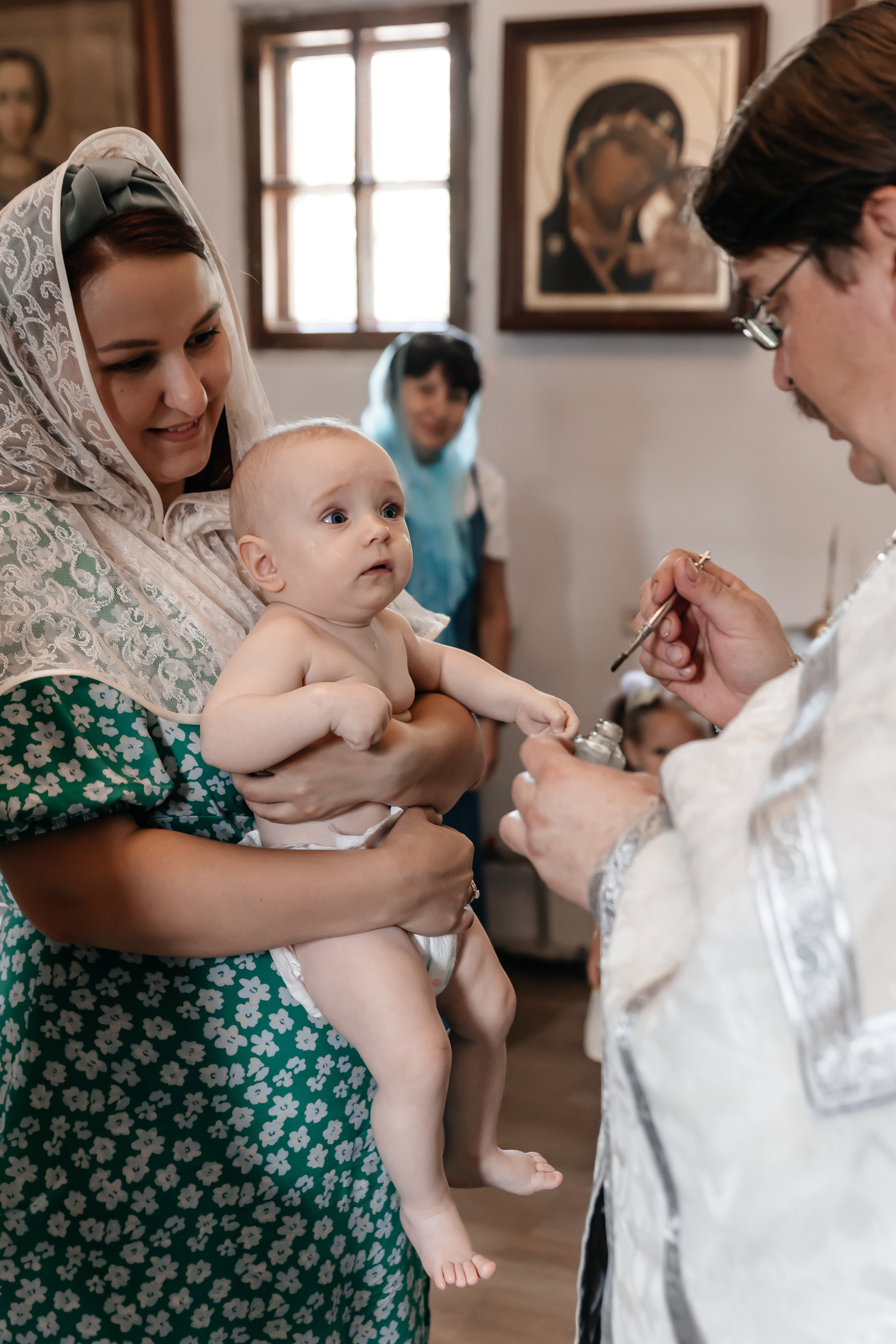 Крещение Надежды. Семейный фотограф Минск Усова Ольга