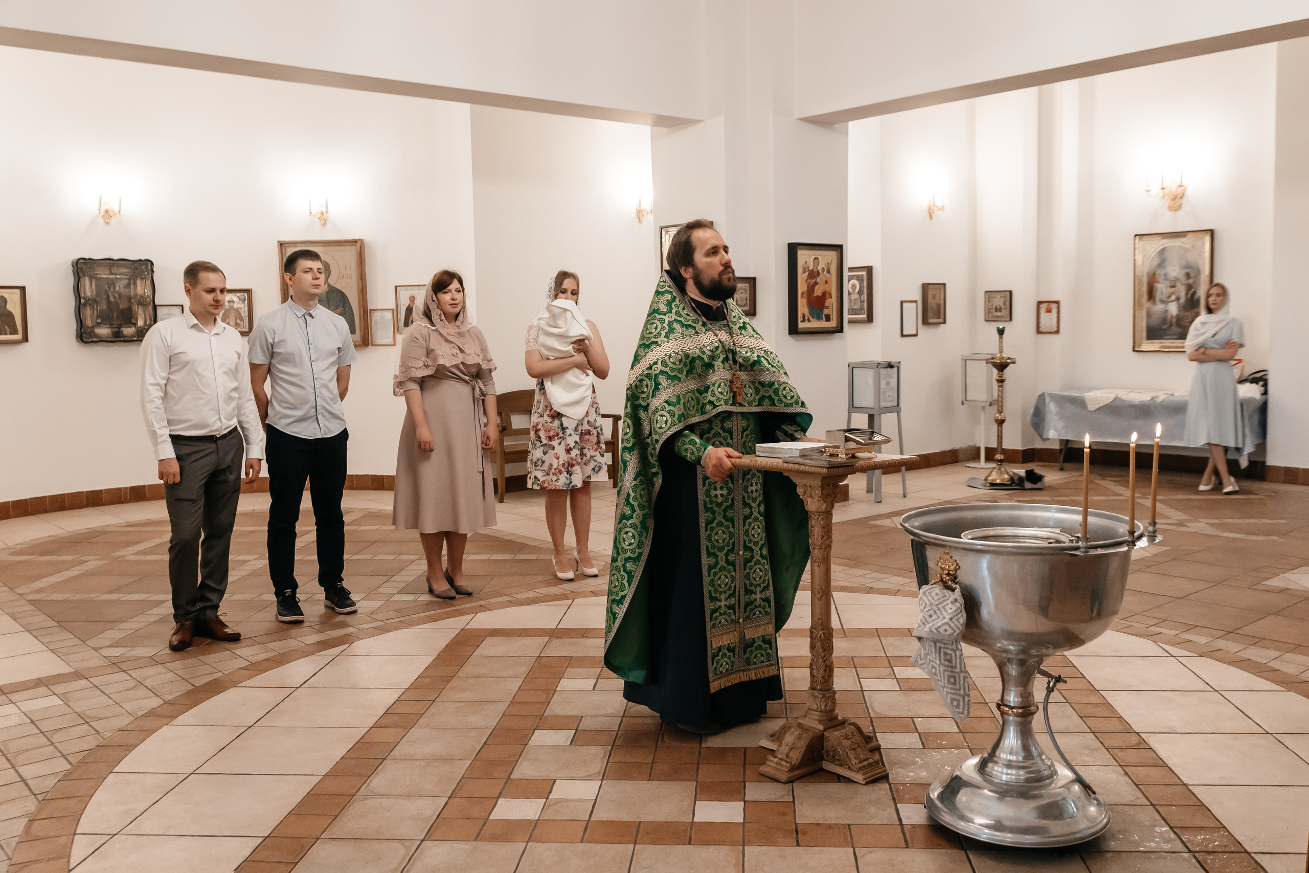 Крещение Ксении (конфиденциальное). Семейный фотограф Минск Усова Ольга