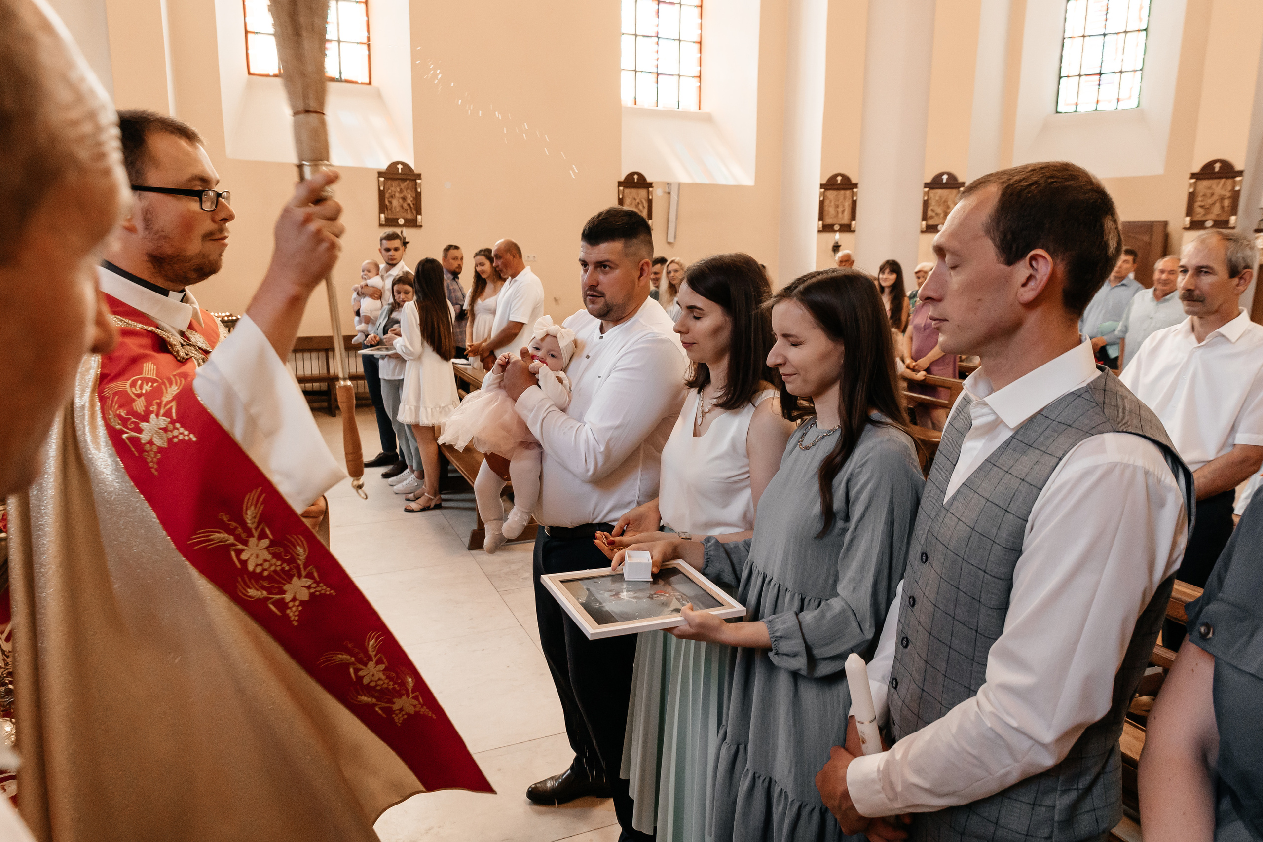 Крещение Полины. Семейный фотограф Минск Усова Ольга