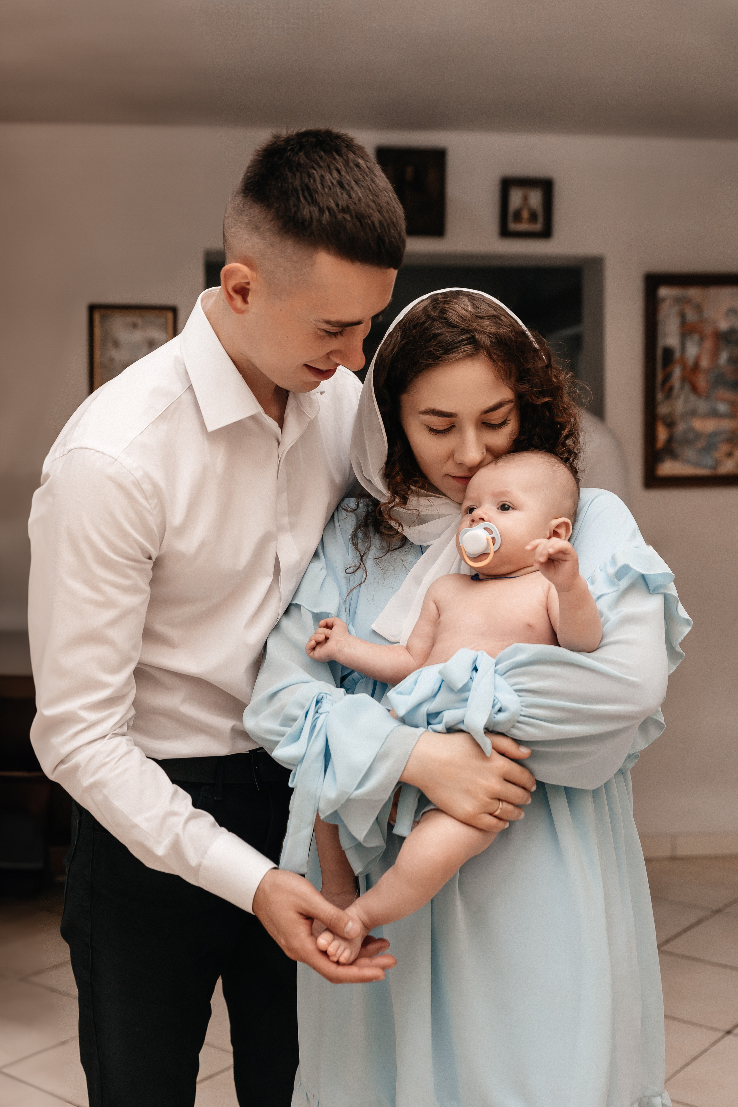 Крещение Марка. Семейный фотограф Минск Усова Ольга