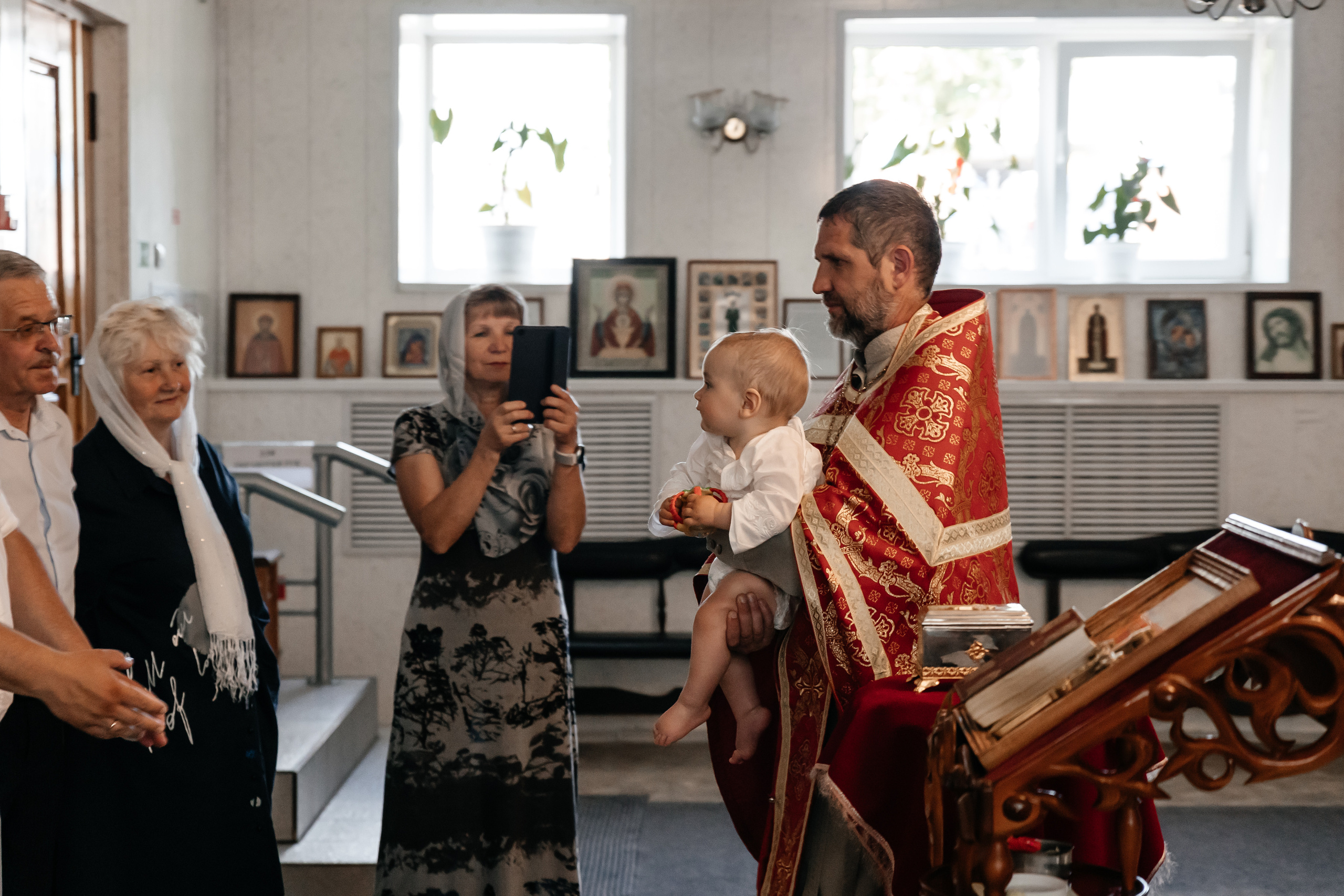 Крещение Никиты. Семейный фотограф Минск Усова Ольга