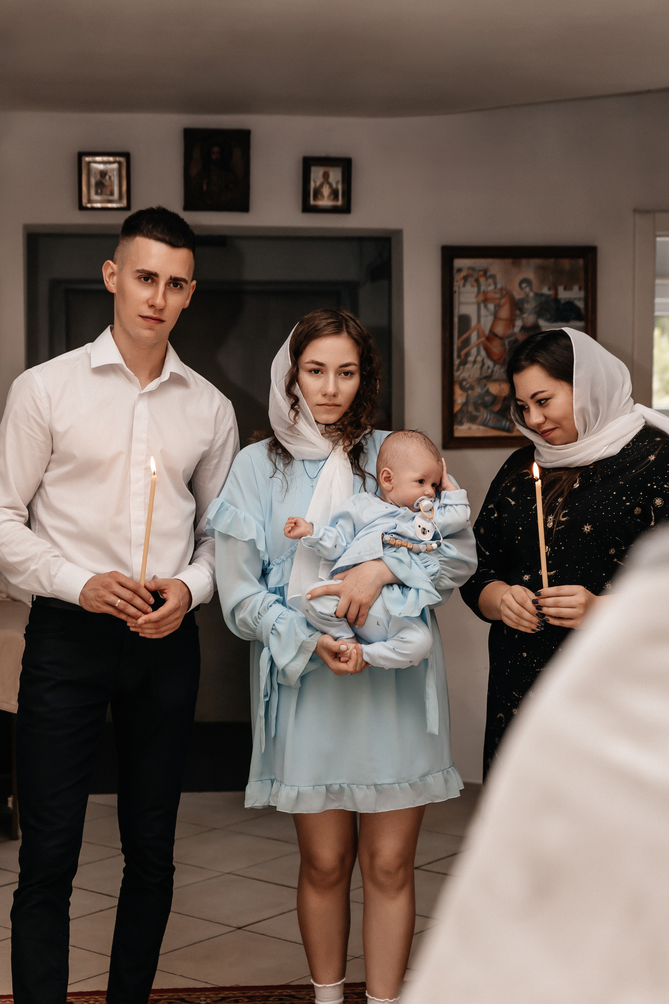 Крещение Марка. Семейный фотограф Минск Усова Ольга