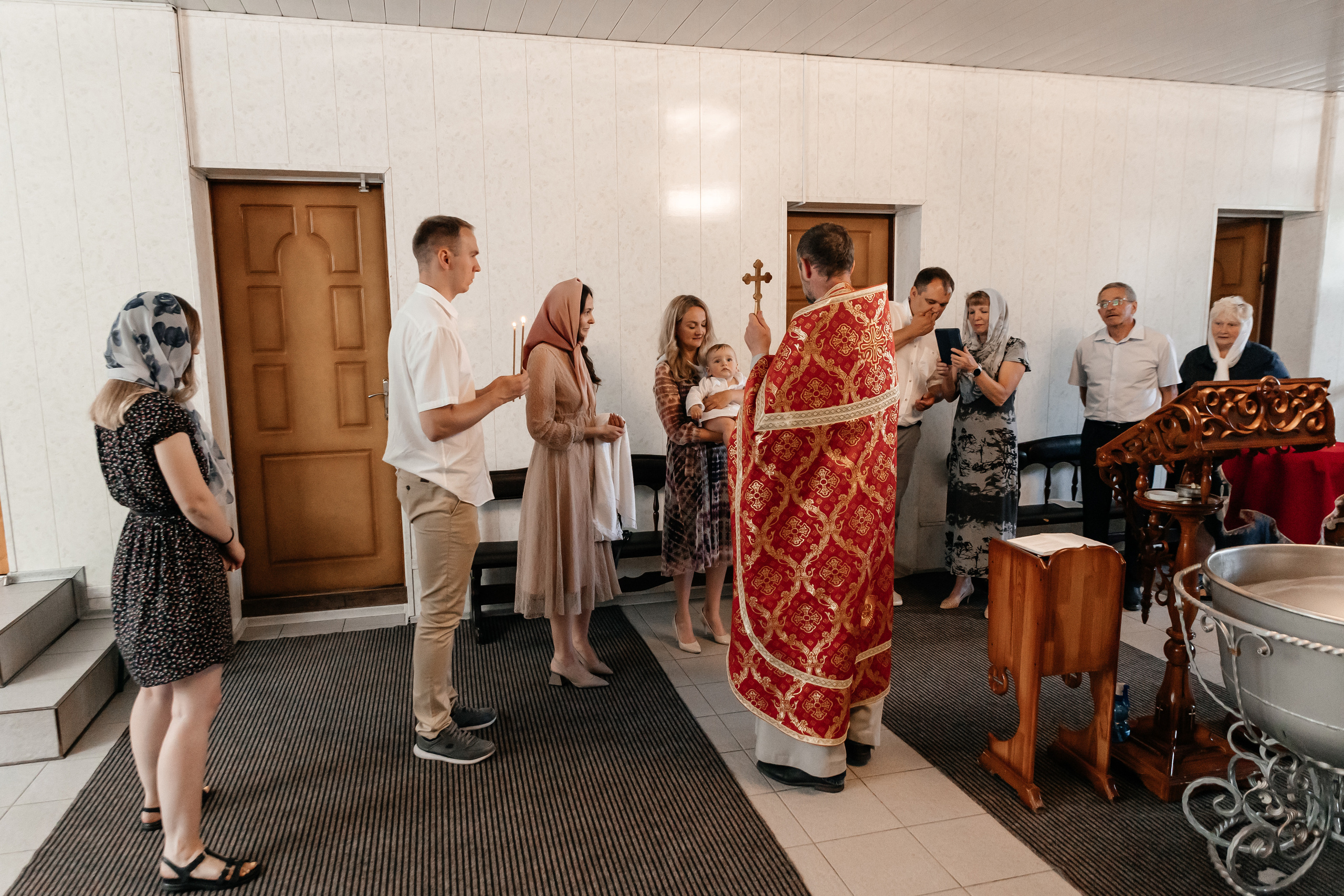 Крещение Никиты. Семейный фотограф Минск Усова Ольга