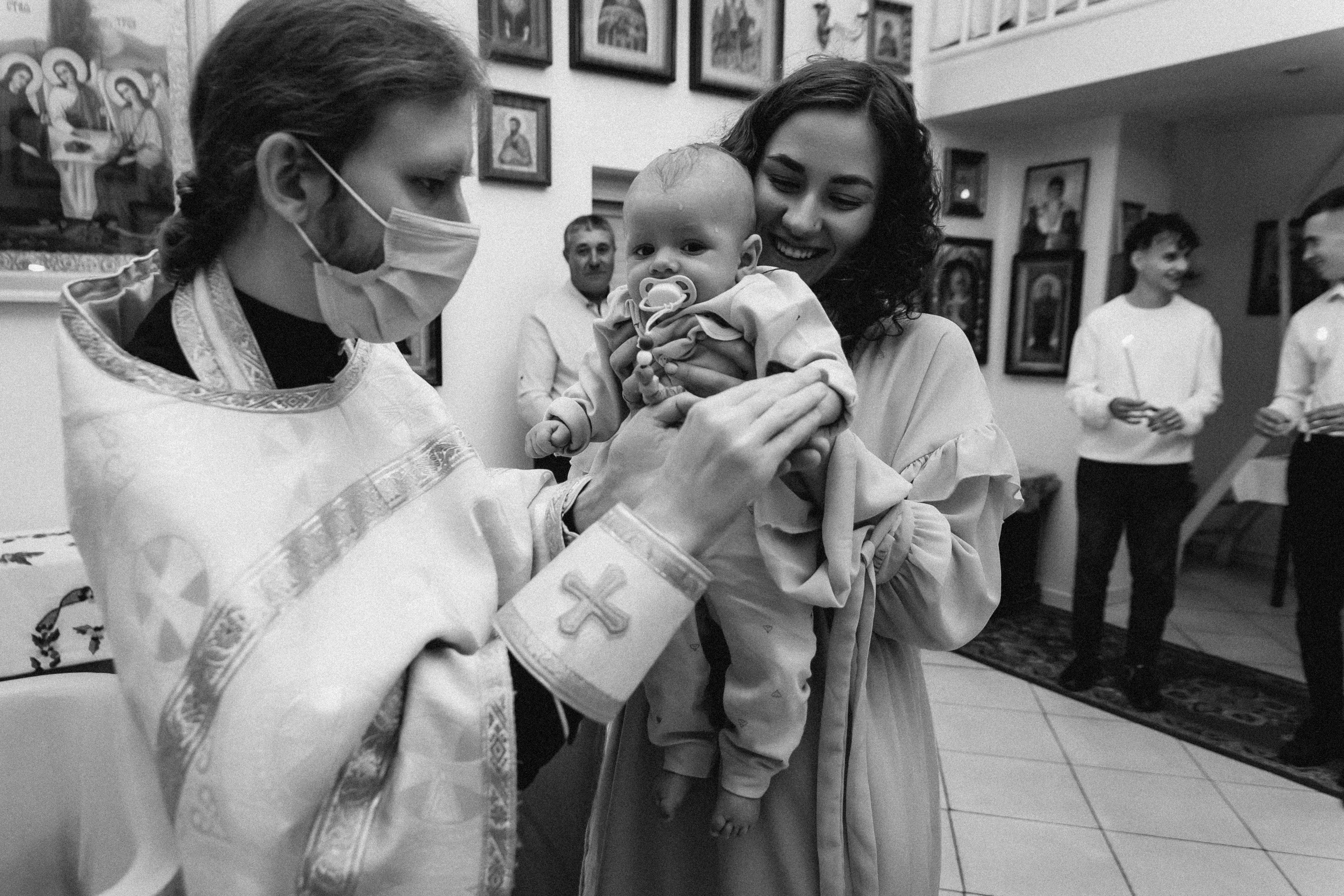 Крещение Марка. Семейный фотограф Минск Усова Ольга