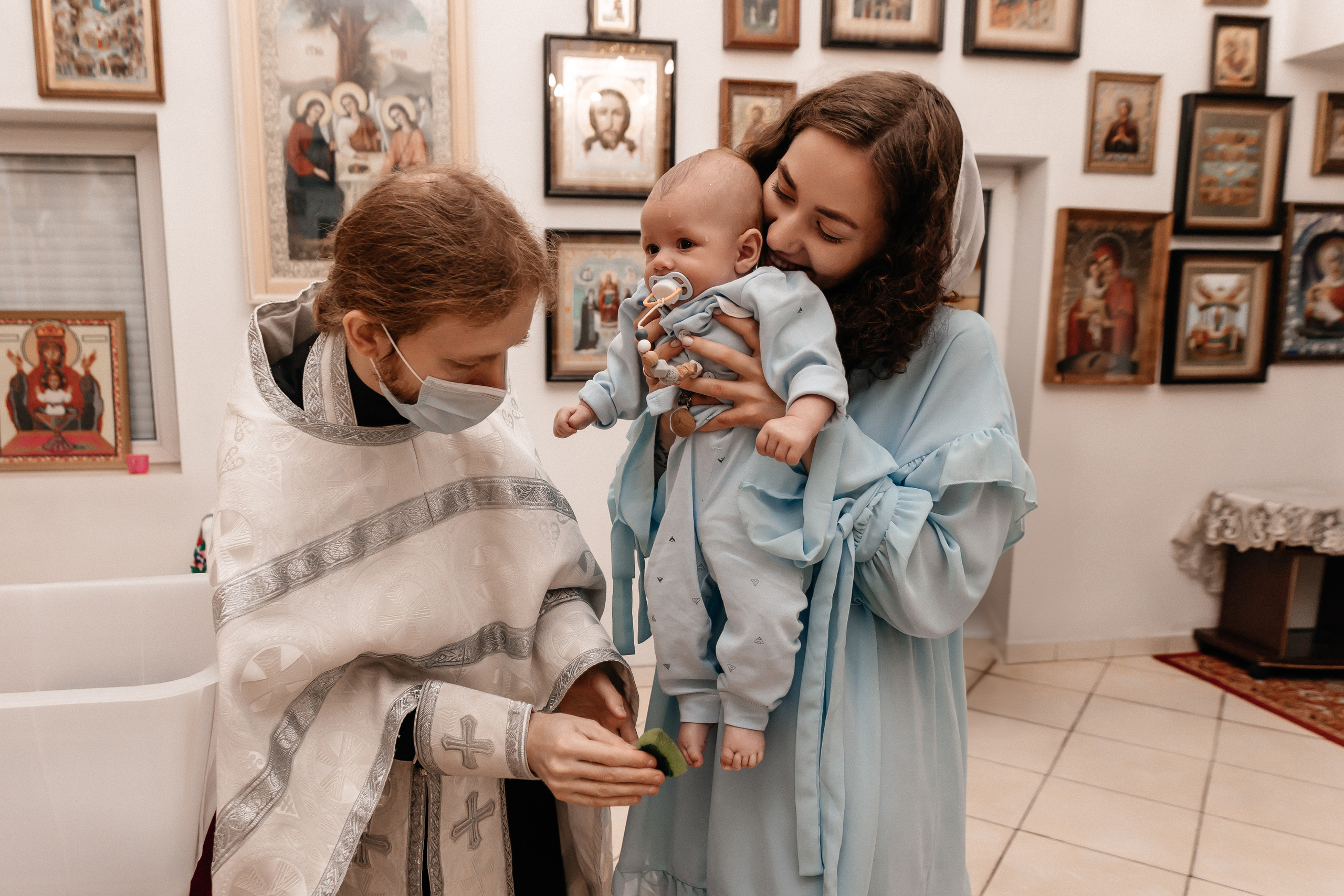 Крещение Марка. Семейный фотограф Минск Усова Ольга