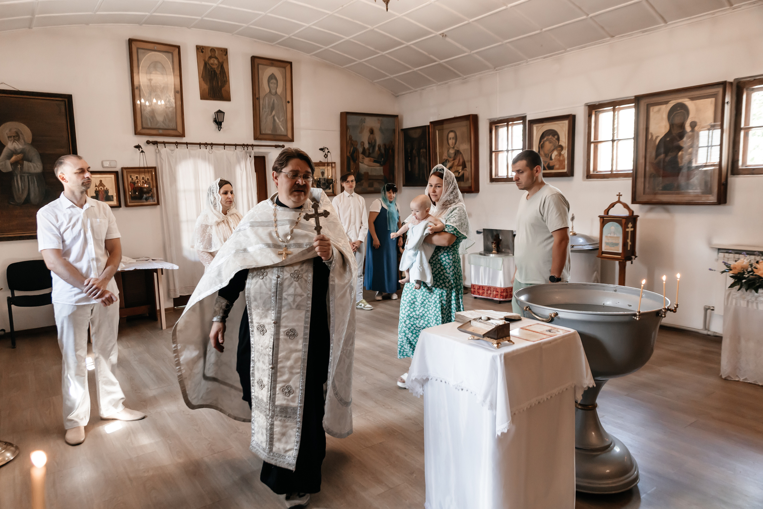 Крещение Надежды. Семейный фотограф Минск Усова Ольга