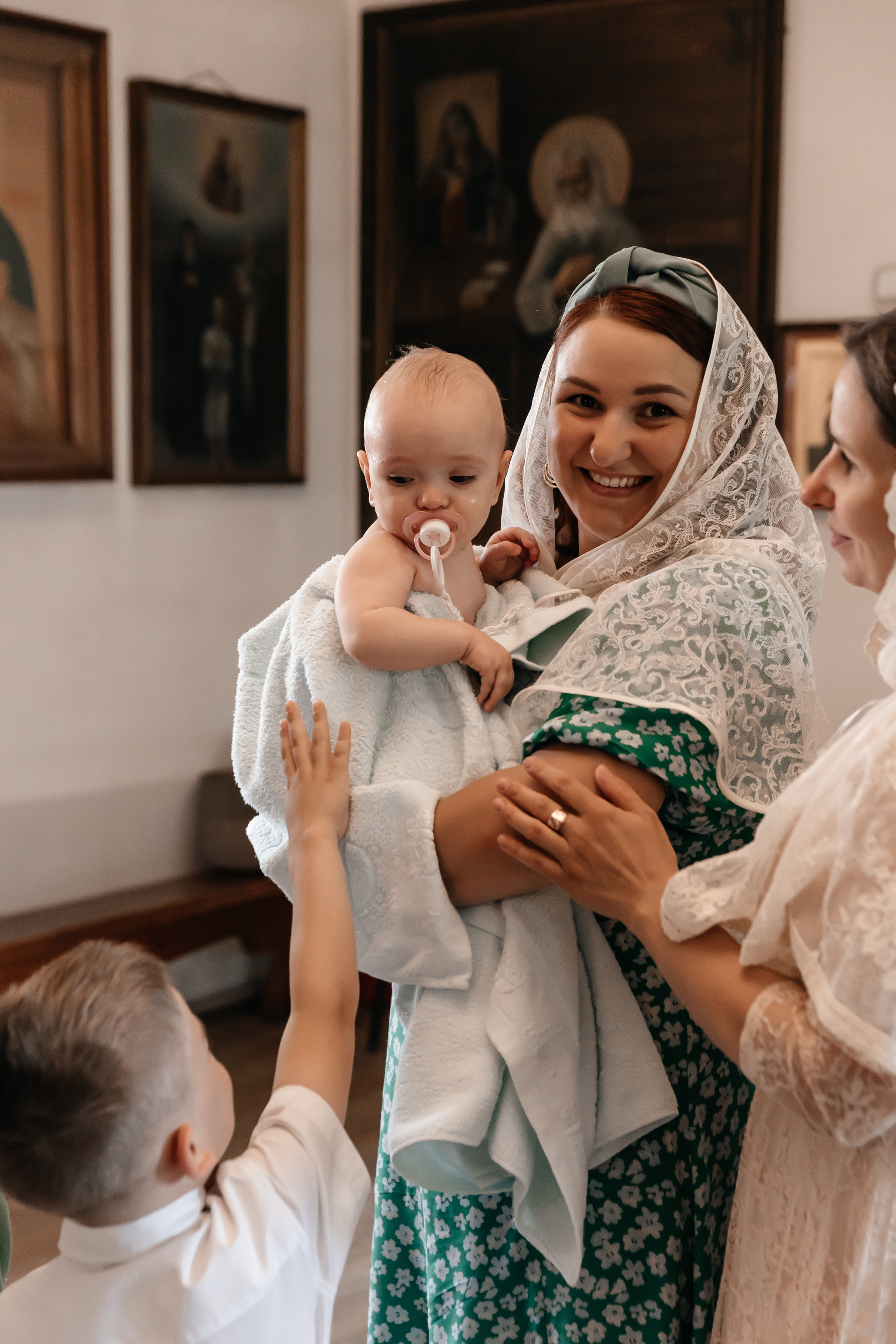 Крещение Надежды. Семейный фотограф Минск Усова Ольга